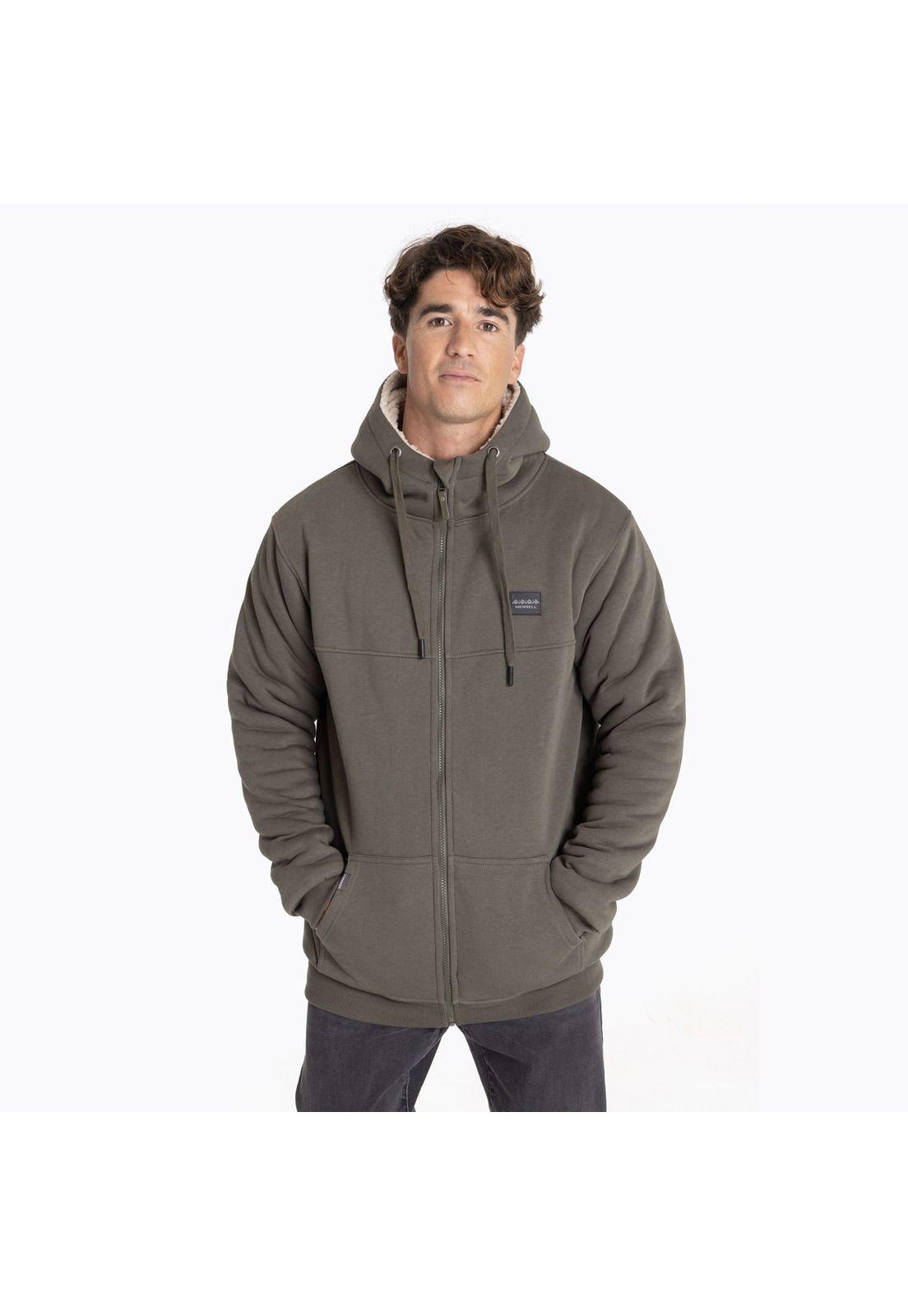 Poleron Hombre Cotton Sherpa Verde-0