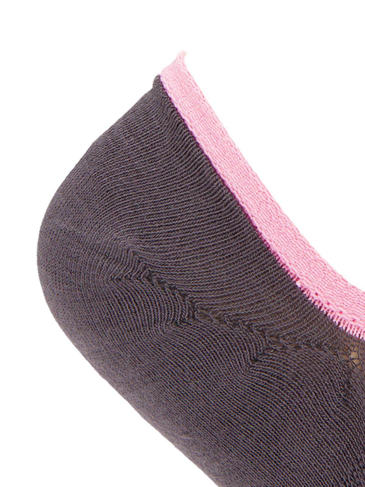 Calcetin Bambú Mujer Inv Block Gris-2