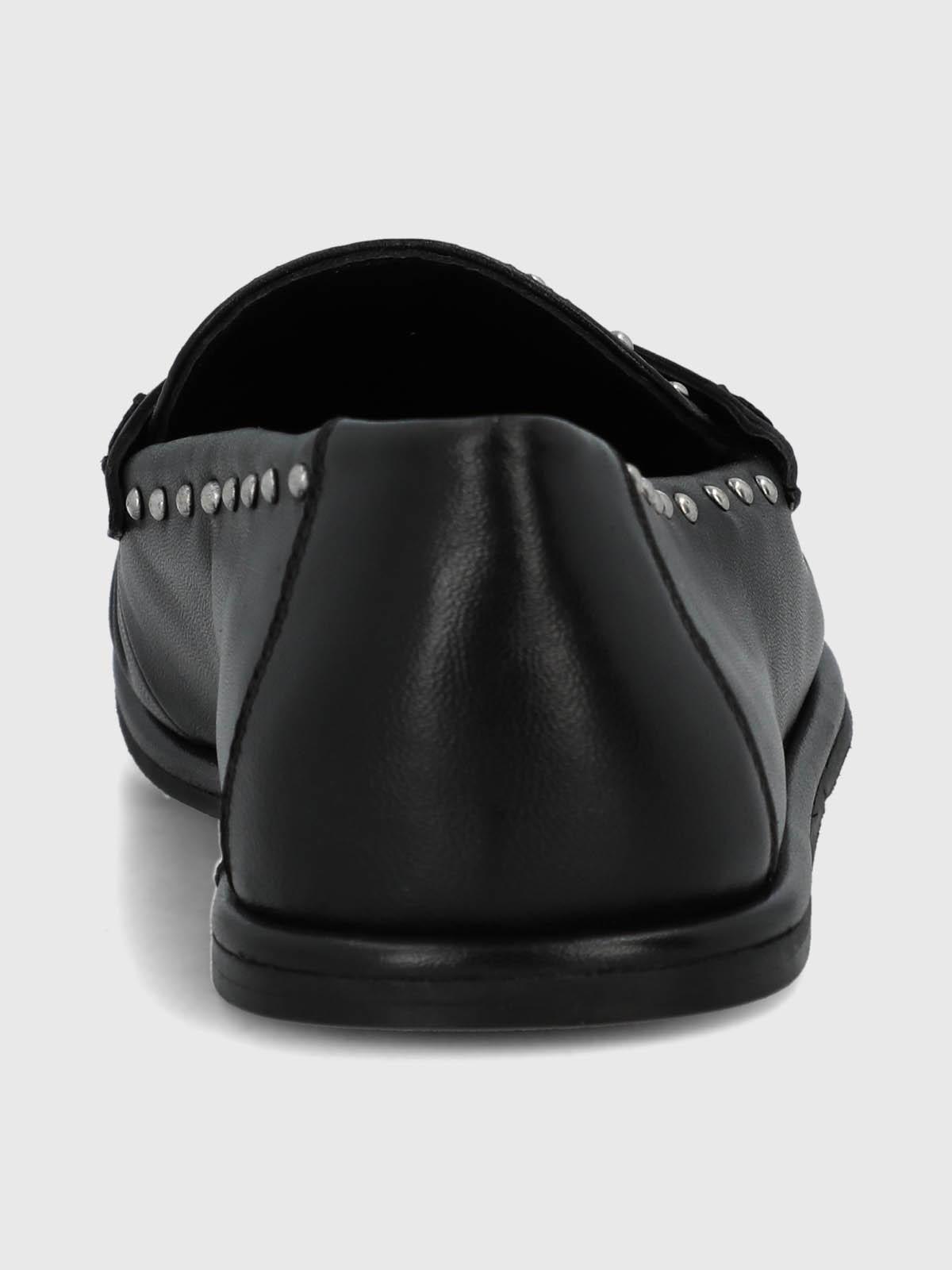Mocasin Cuero Mujer Ninna Negro-6