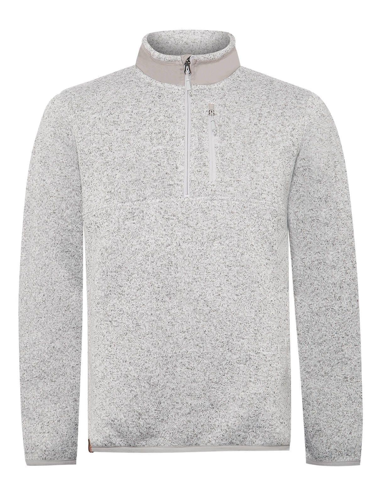 Polar Fibras Recicladas Hombre Arizhalf Gris-0