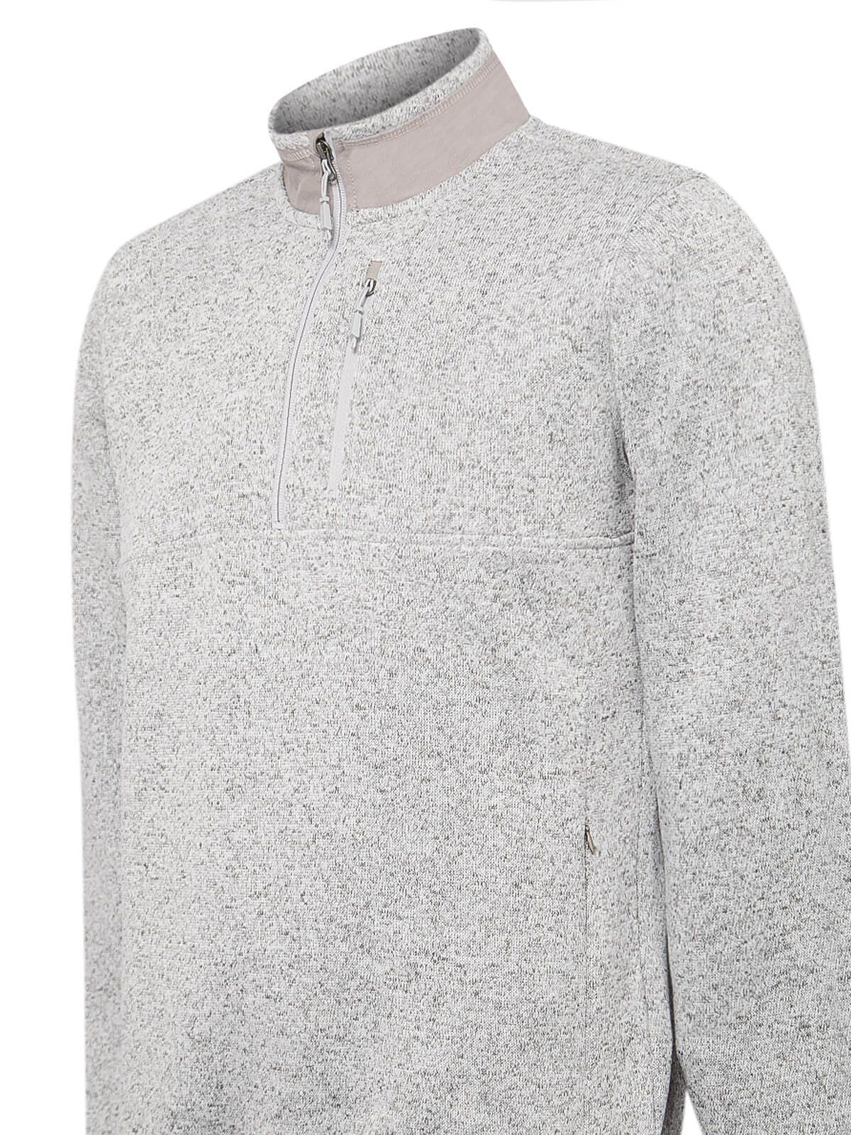 Polar Fibras Recicladas Hombre Arizhalf Gris-3