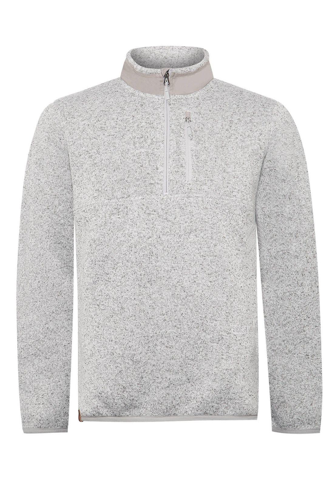 Polar Fibras Recicladas Hombre Arizhalf Gris-0