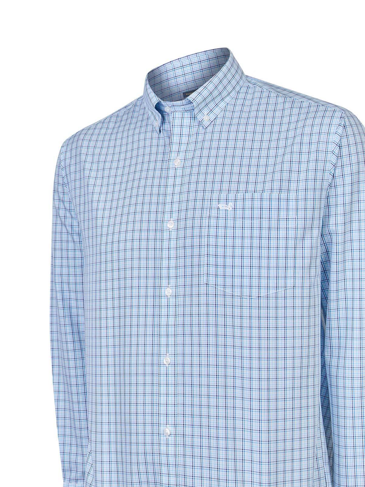 Camisa Hombre Cuello Button-Down Wf Celeste-4