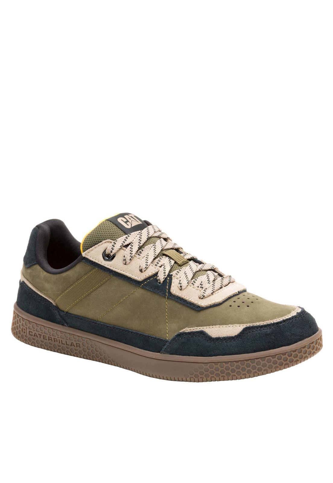 Zapatilla Pause Retro Leather Hombre Verde-0
