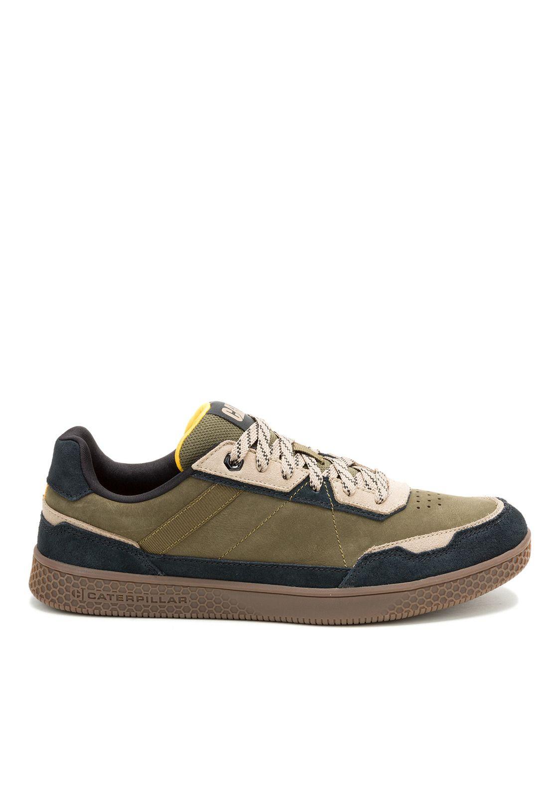 Zapatilla Pause Retro Leather Hombre Verde-1