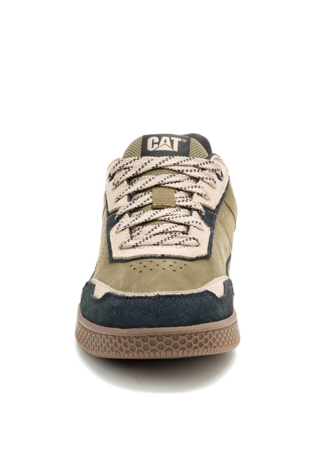 Zapatilla Pause Retro Leather Hombre Verde-4