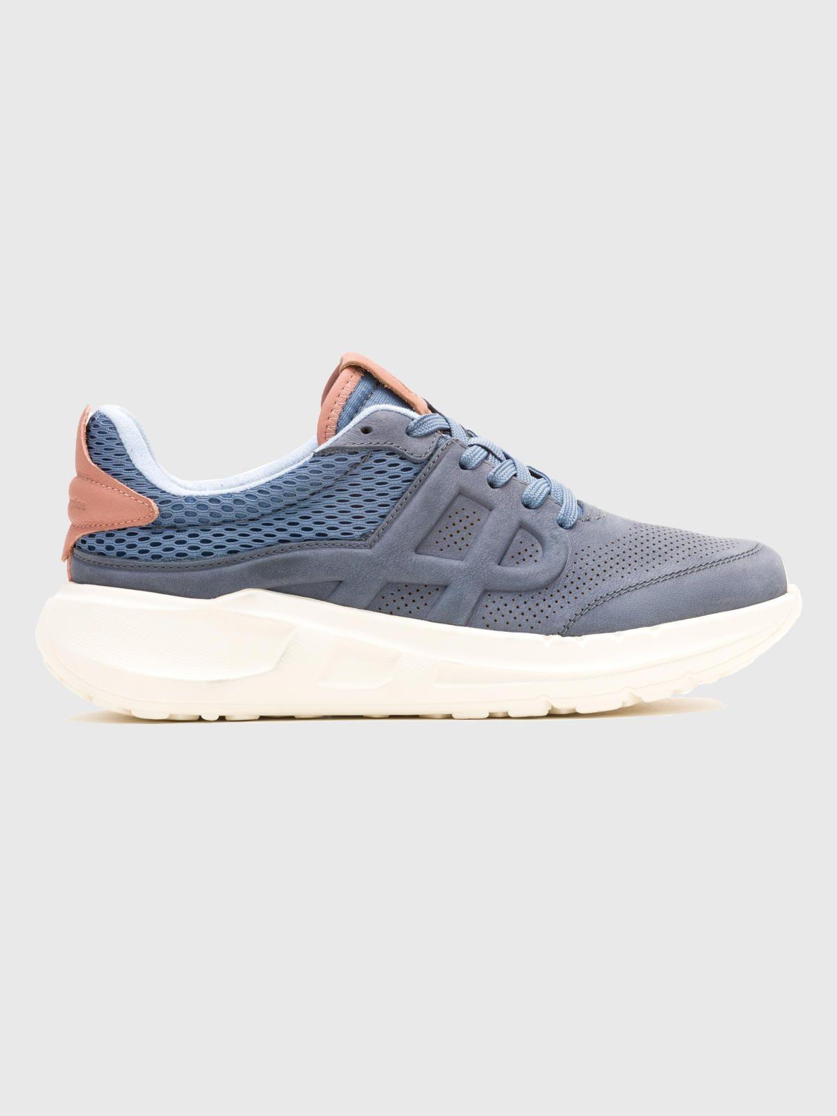 Zapatilla Cuero Mujer Svty8 Runner Azul-1