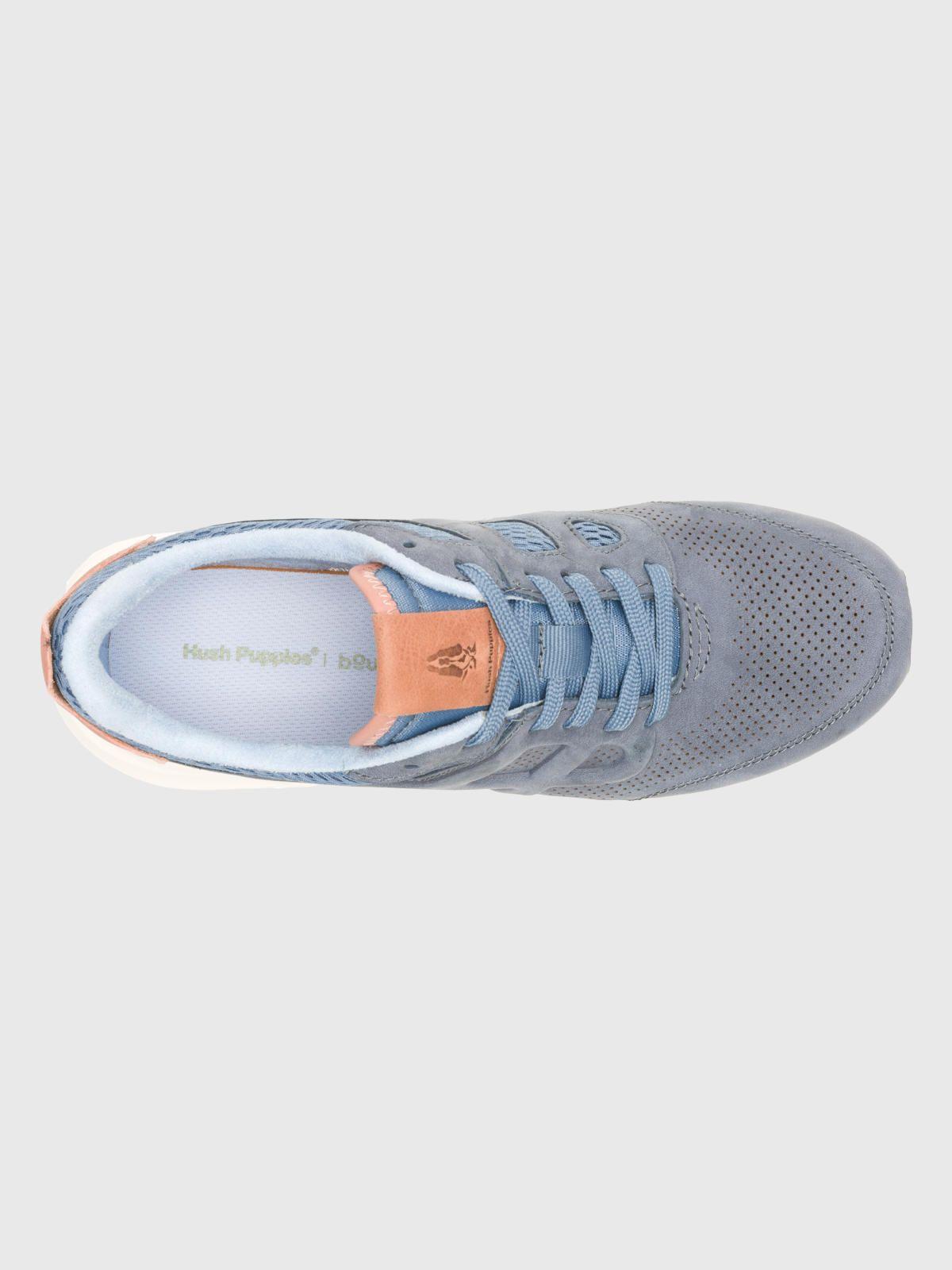 Zapatilla Cuero Mujer Svty8 Runner Azul-5