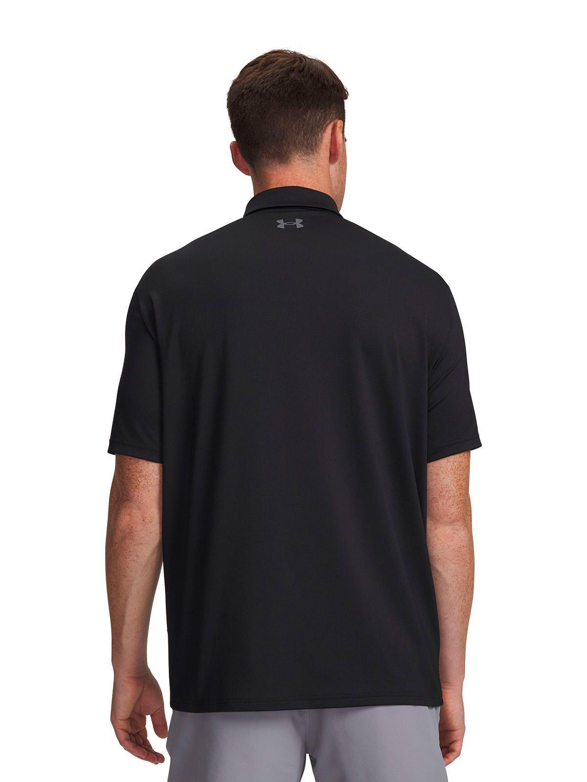Polera M/C UA Matchplay Negro Hombre-1