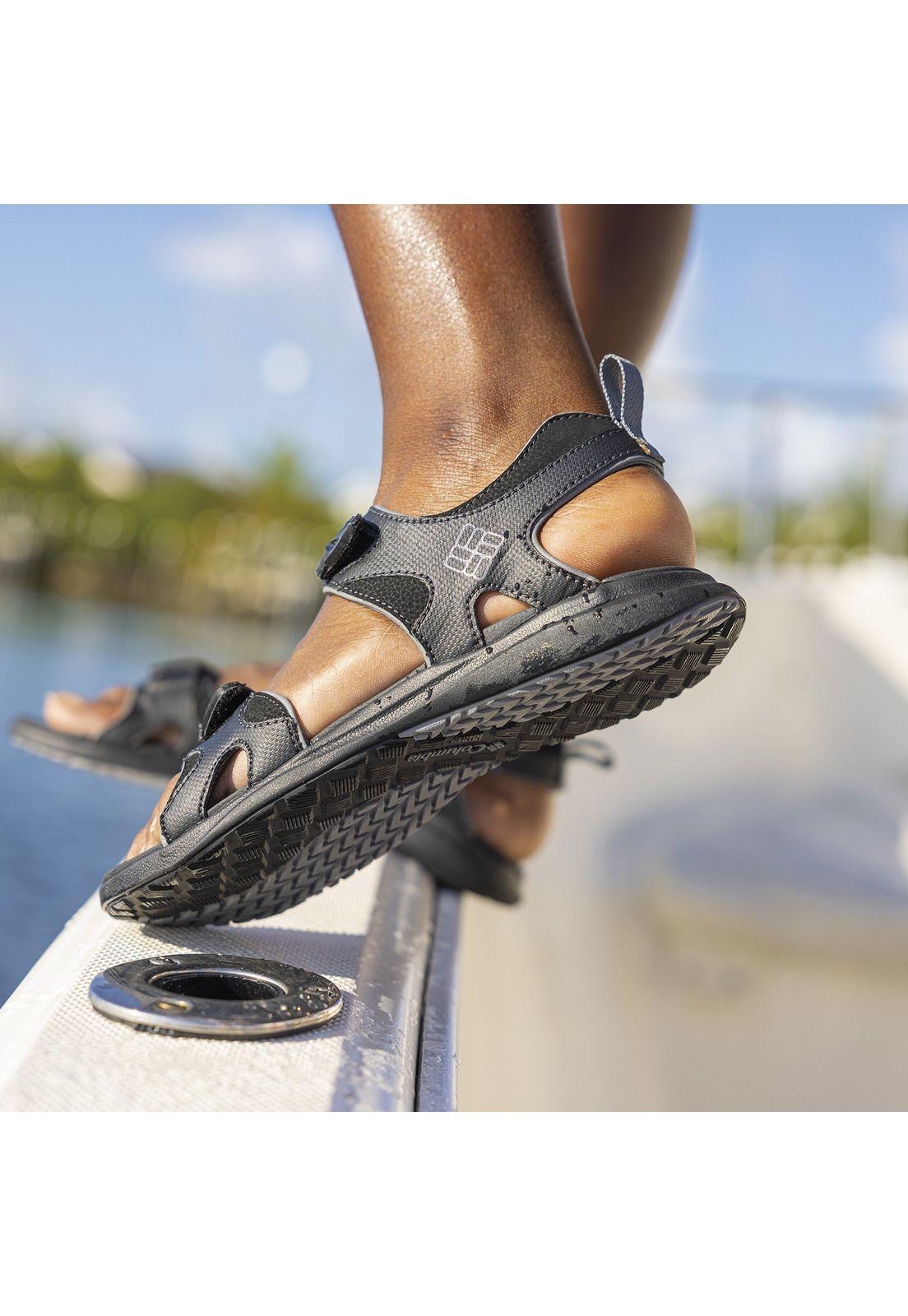 Sandalia Hombre Columbia 2 strap Negro-1