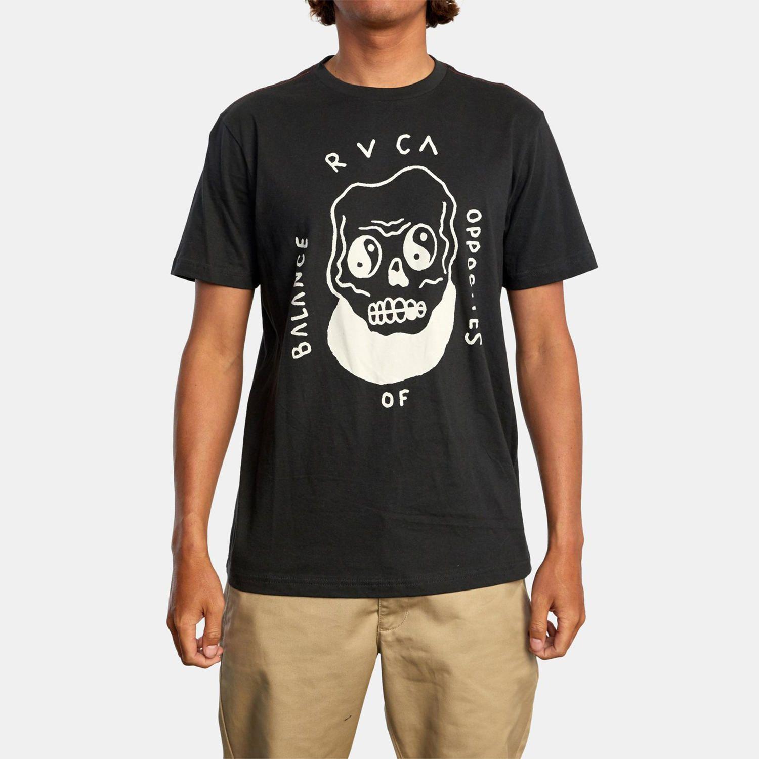 Polera M/C Hombre Benj Skull Ss M Tees Negro-0