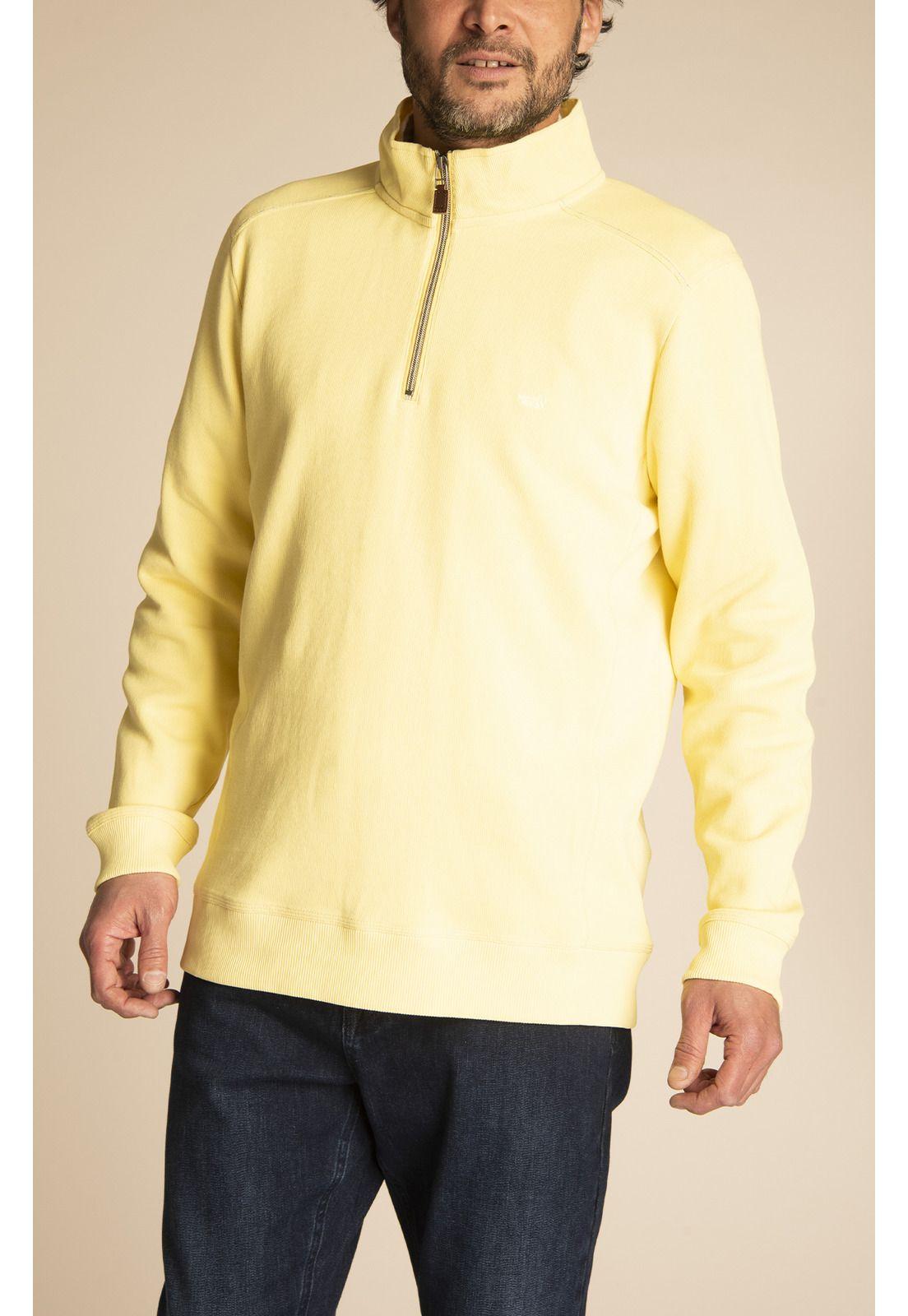 Polerón Algodón Orgánico Marbella Amarillo-5