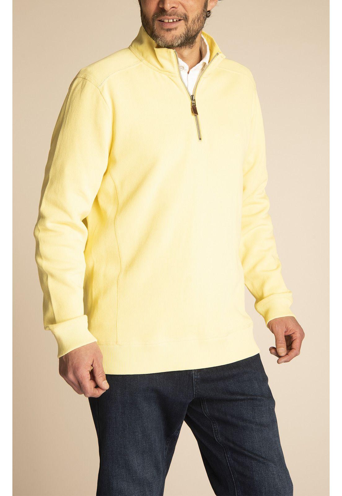 Polerón Algodón Orgánico Marbella Amarillo-6