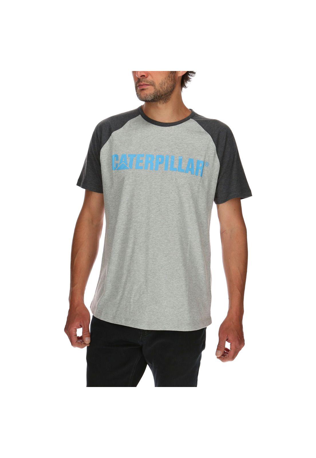 Polera Hombre Logo Team Gris-0