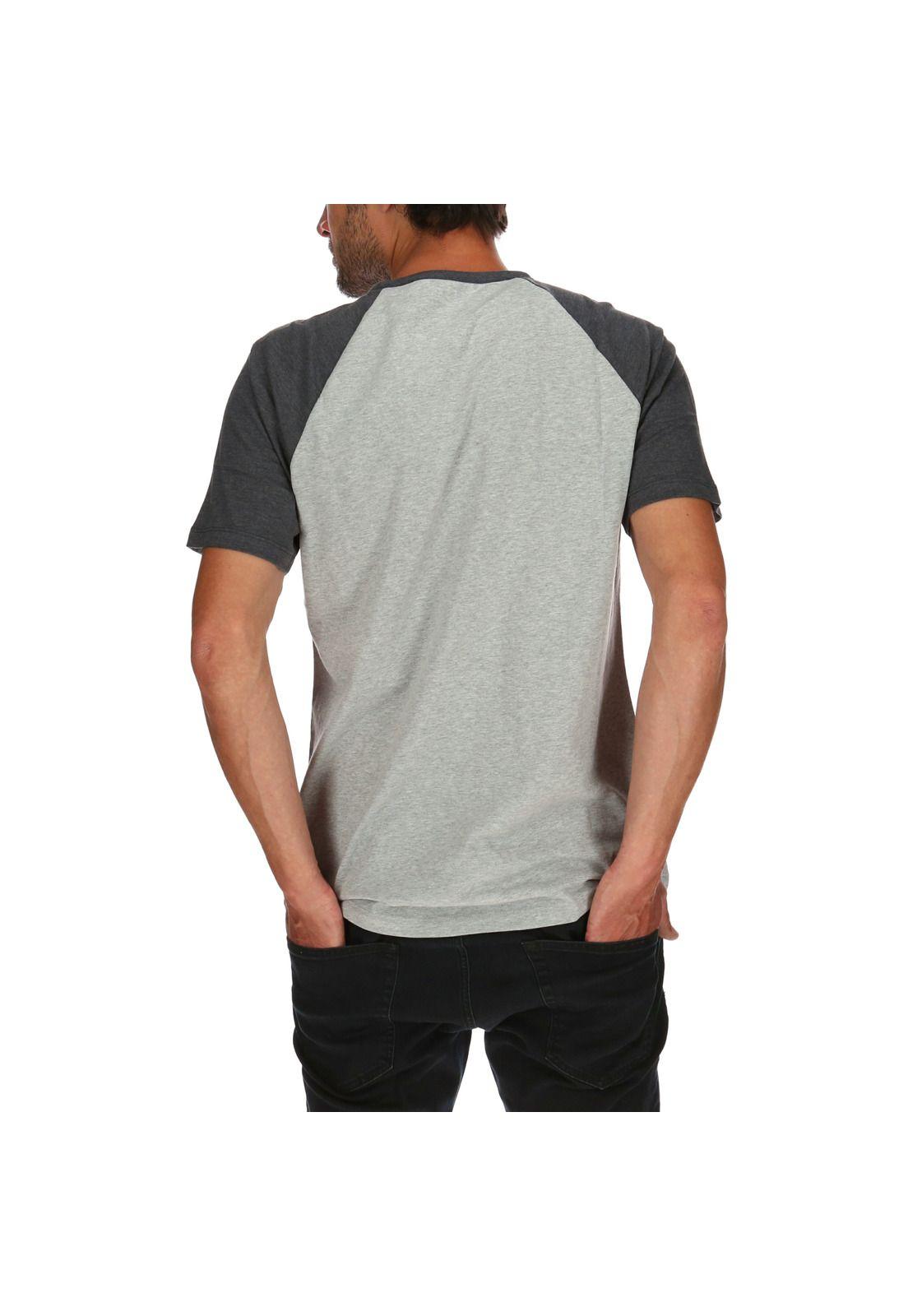 Polera Hombre Logo Team Gris-2