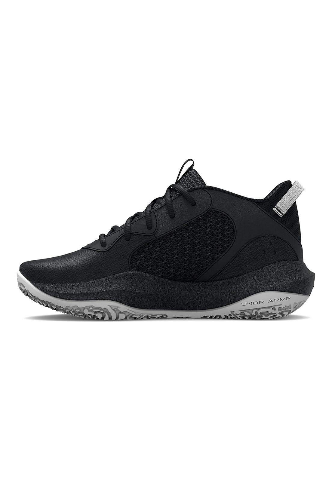 Zapatillas basketball Lockdown6 niño Negro-1