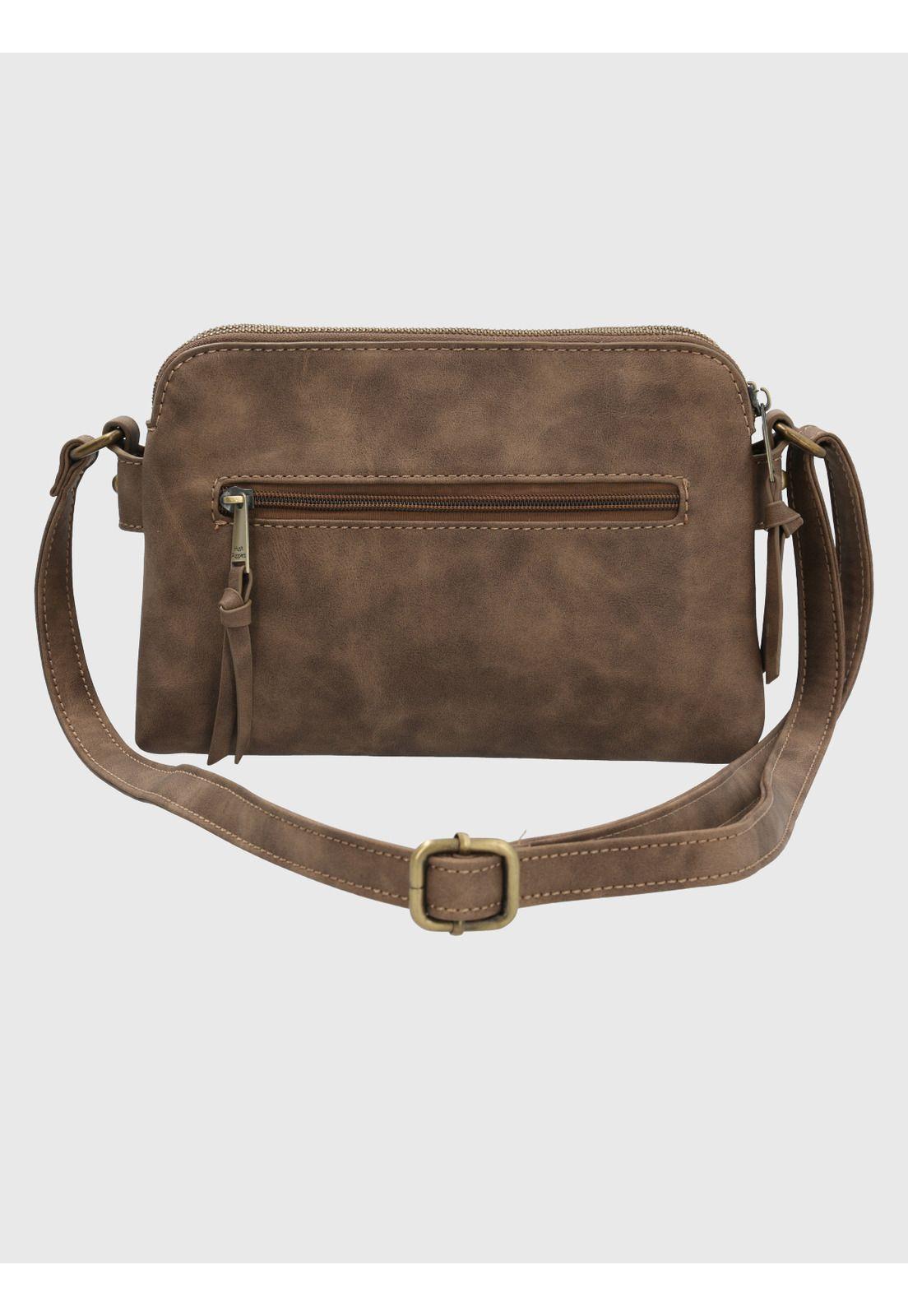 Cartera Ecocuero Café Dean Cross Mujer-2