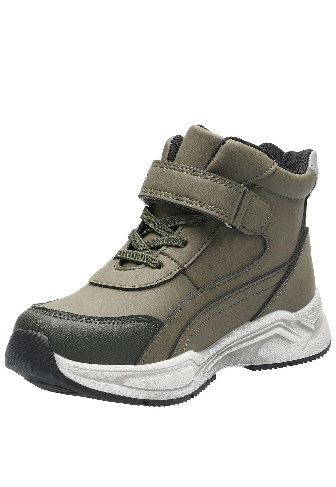 Botín Niño Donets Verde Oliva-4