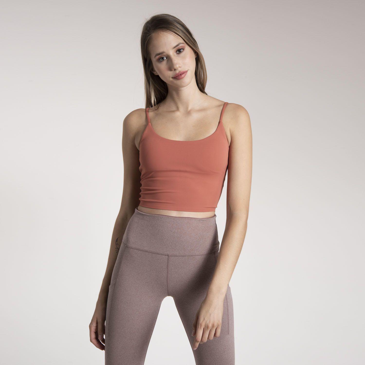 Peto Mujer Crop Top Terracota-1