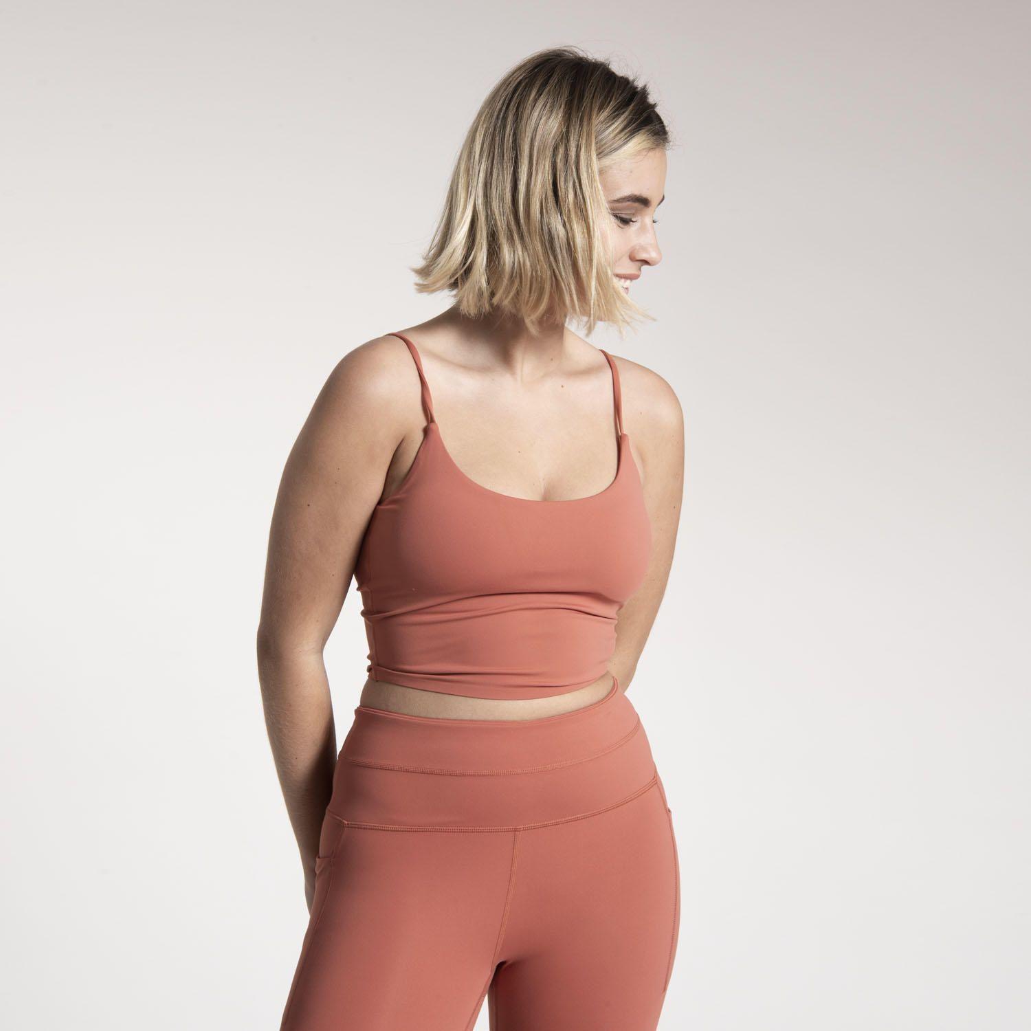 Peto Mujer Crop Top Terracota-3