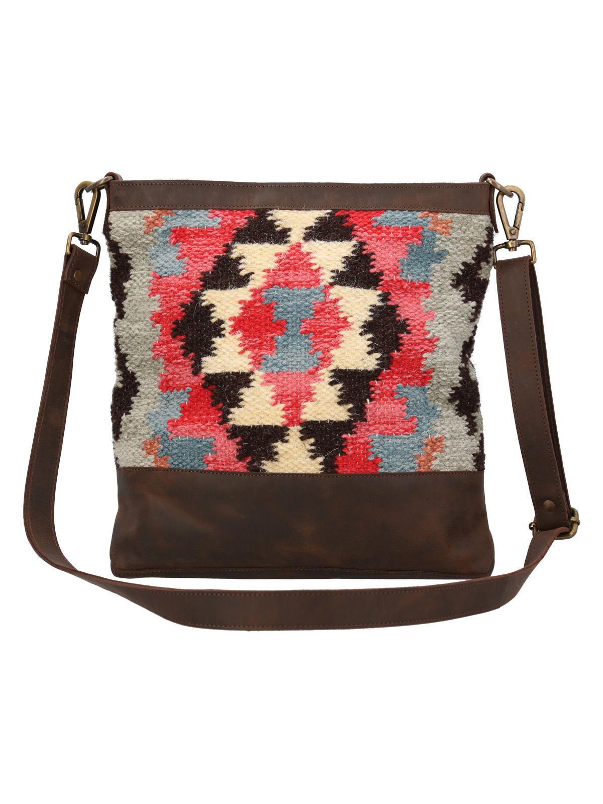 Cartera Cuero Mujer Kl Daya Cross Multicolor-2