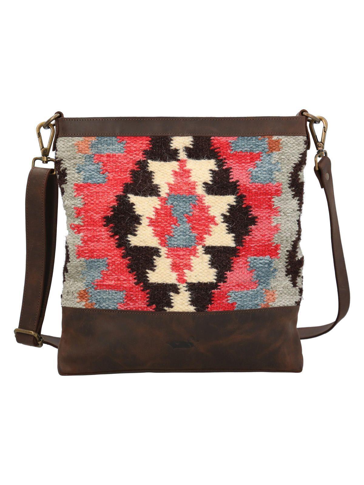 Cartera Cuero Mujer Kl Daya Cross Multicolor-0