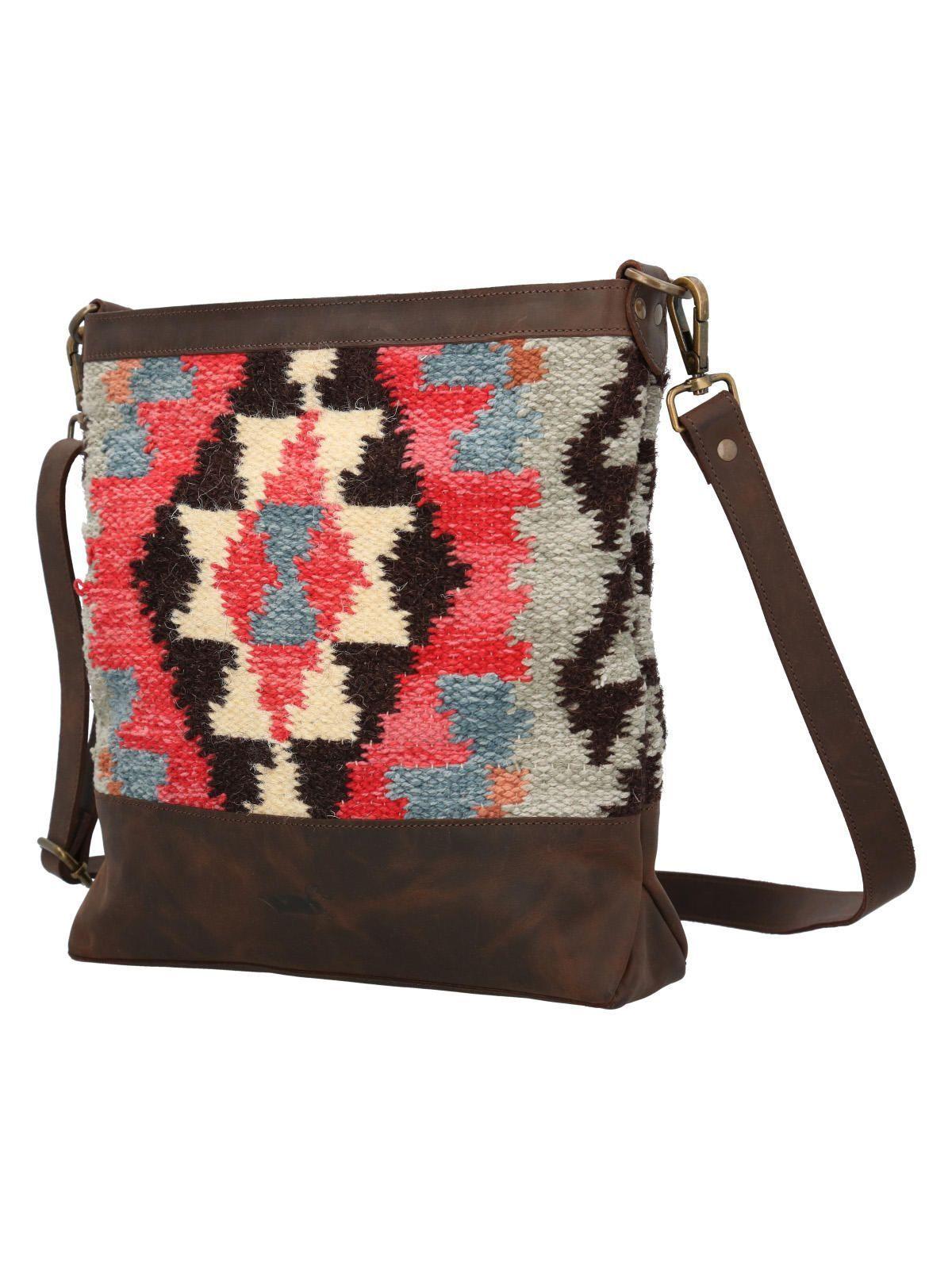 Cartera Cuero Mujer Kl Daya Cross Multicolor-1
