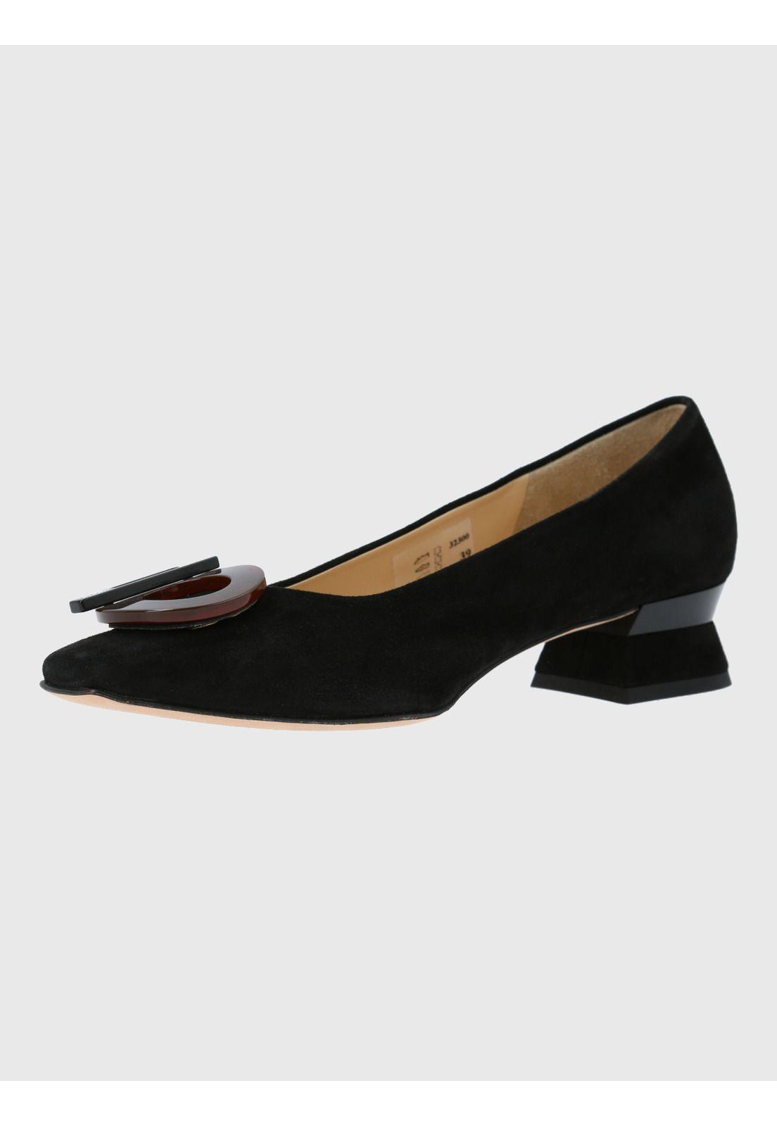 Zapato Brunate Mujer Cuero Carmello Negro-4