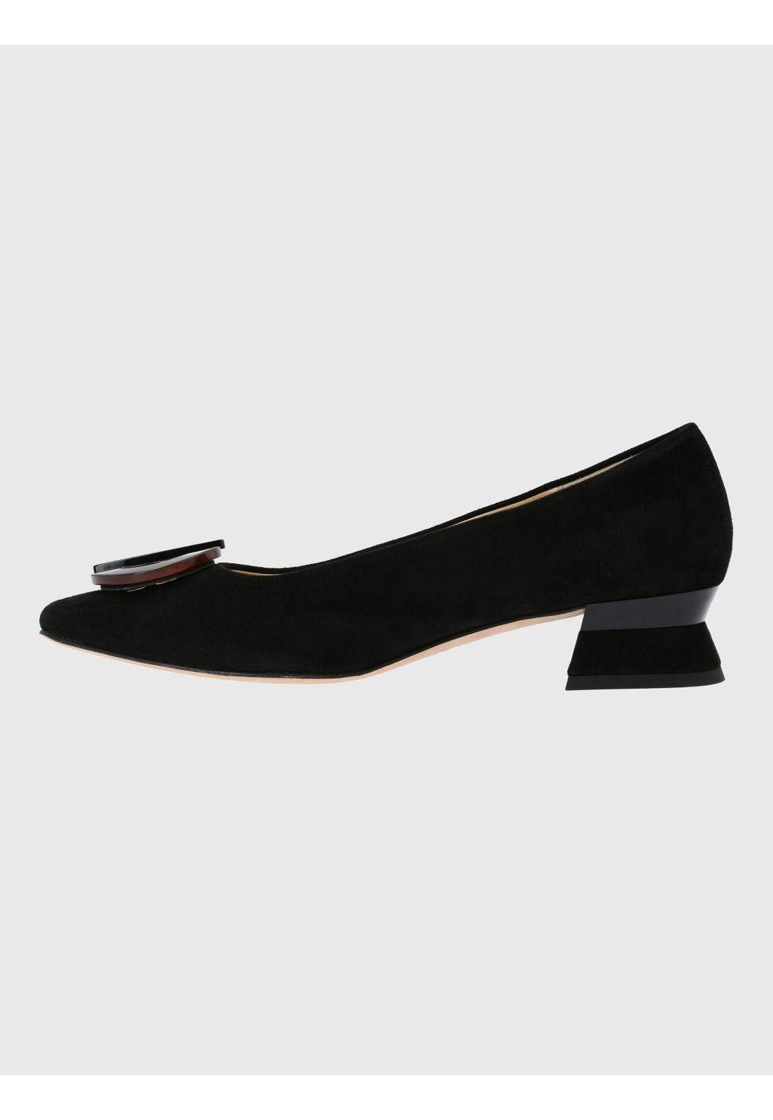 Zapato Brunate Mujer Cuero Carmello Negro-5