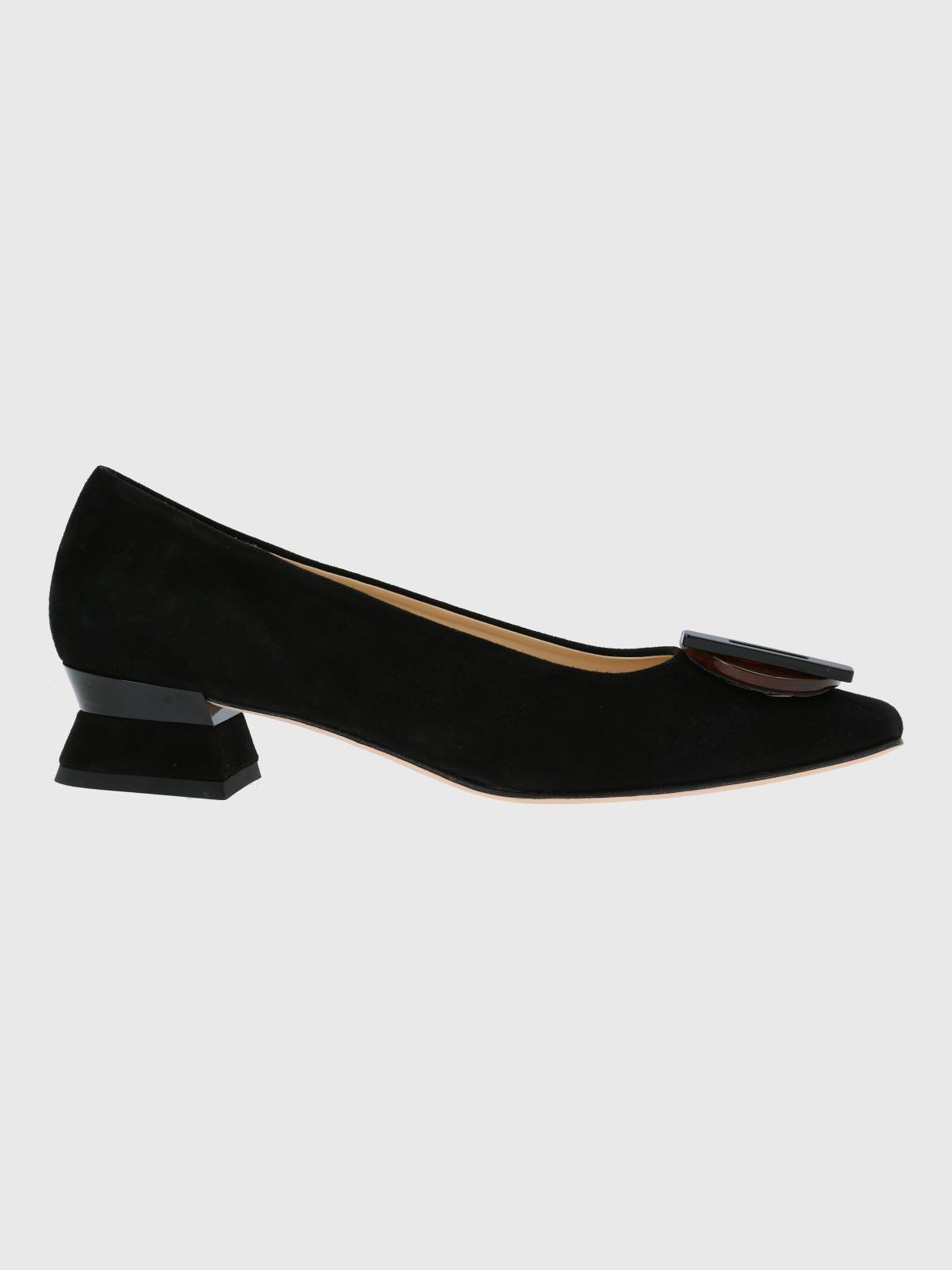 Zapato Brunate Mujer Cuero Carmello Negro-1