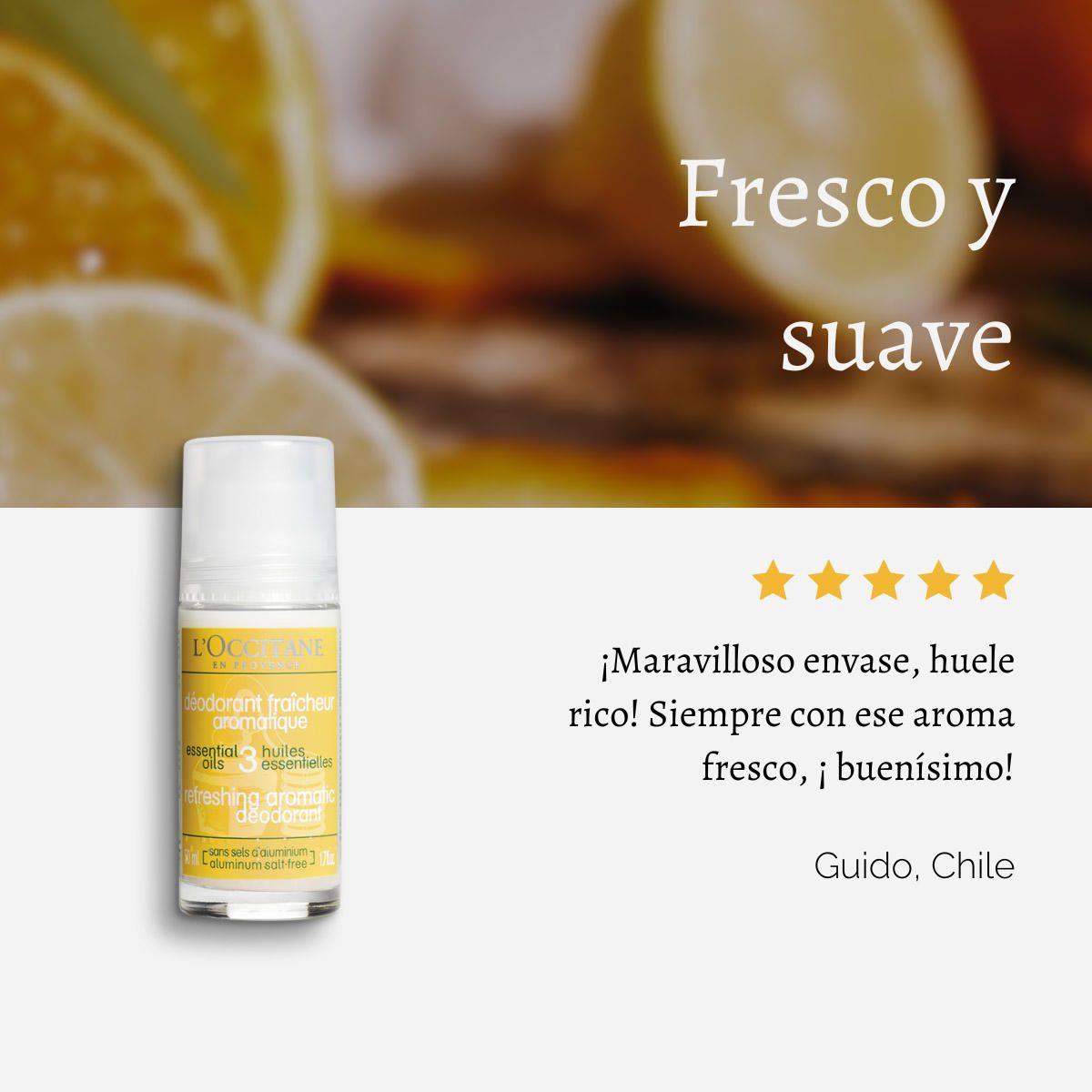 Desodorante Roll-On Refrescante Aromacología 50 ml LOccitane-2