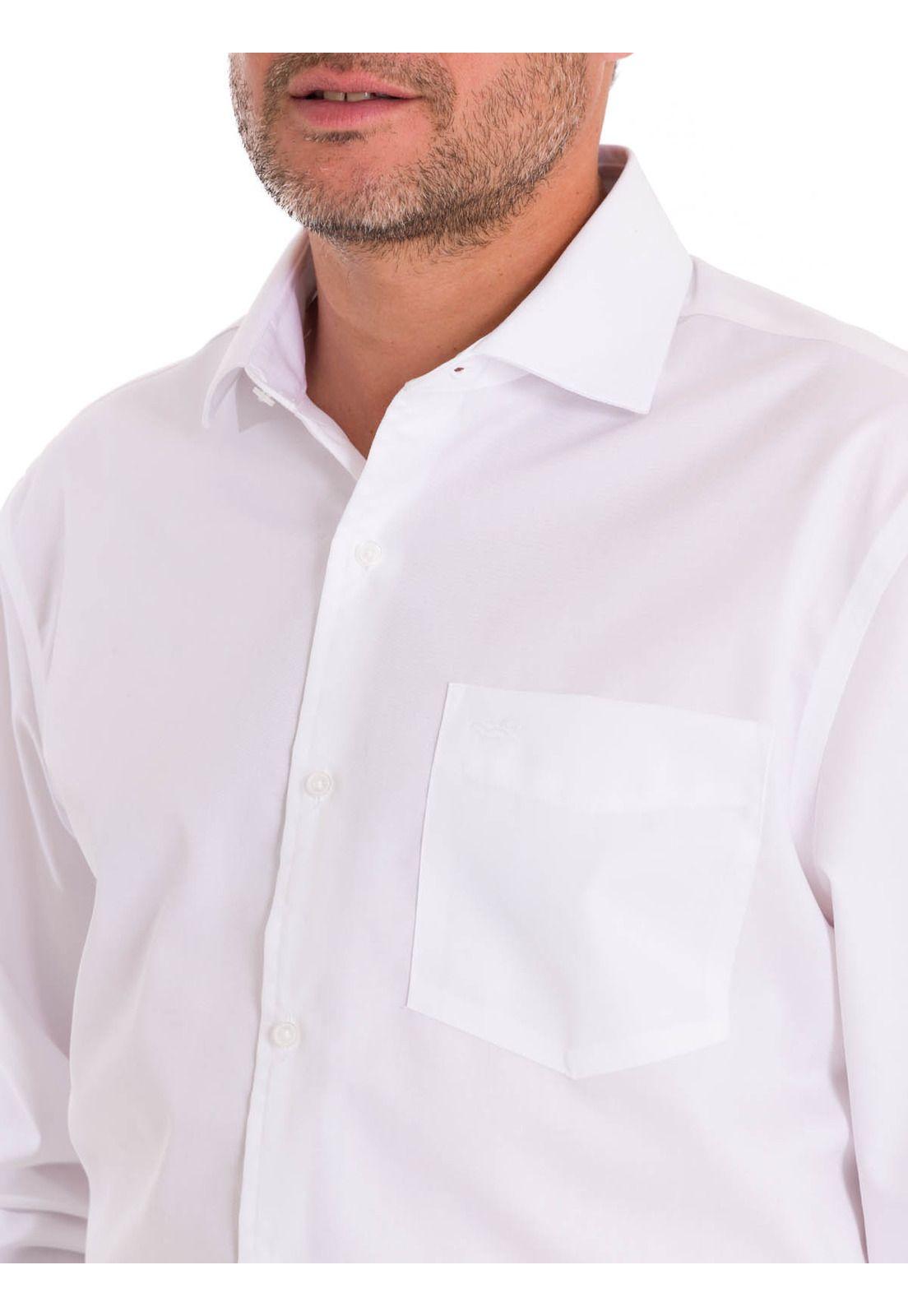 Camisa Cuello Italiano Hombre Easysolid Blanco-9