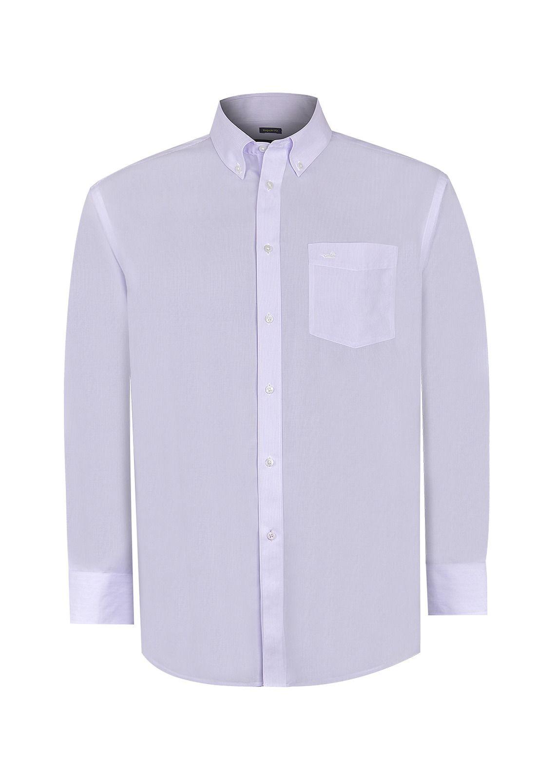 Camisa Libre de Arrugas Lila WF Hombre -1