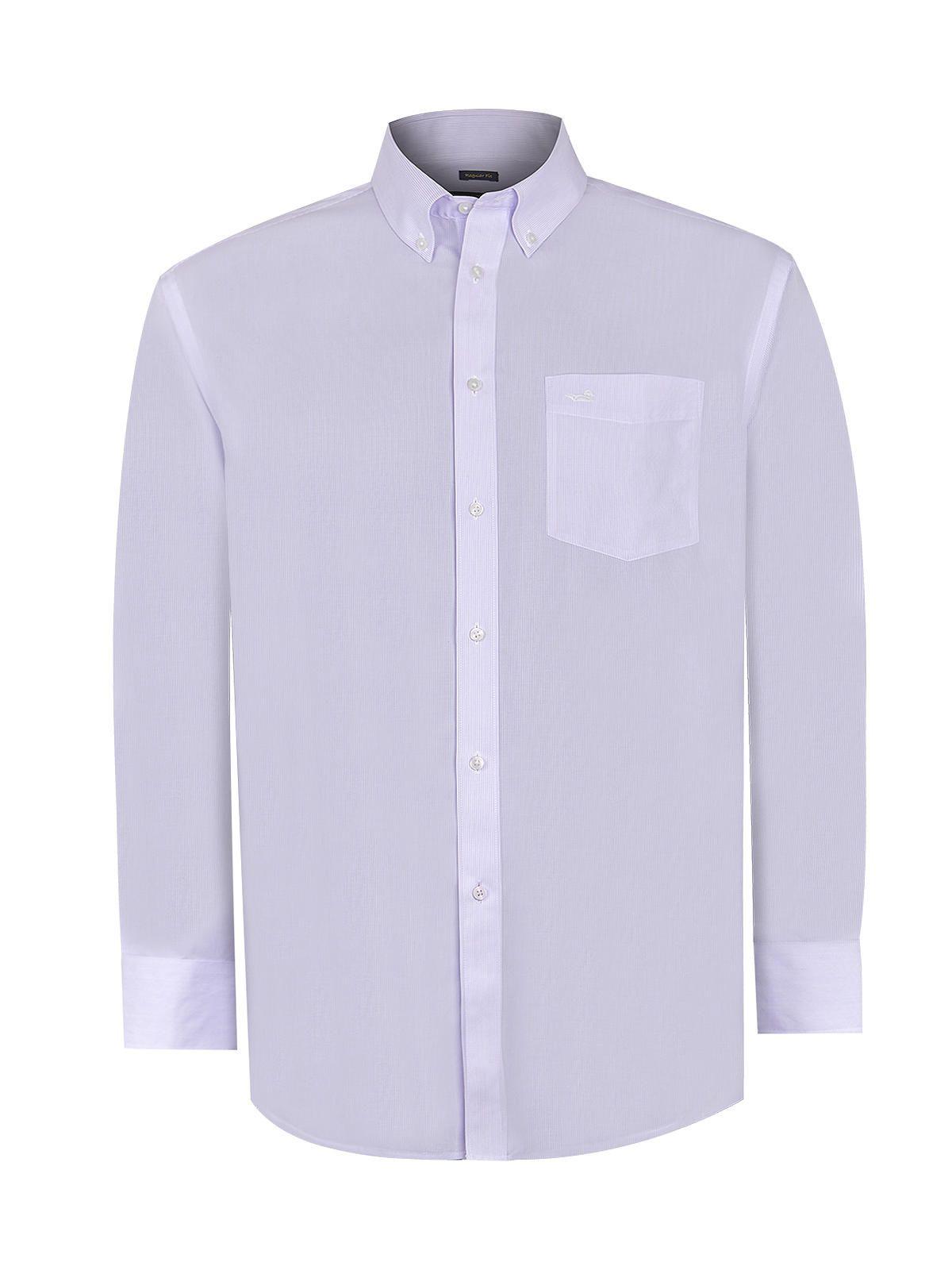 Camisa Libre de Arrugas Lila WF Hombre -1
