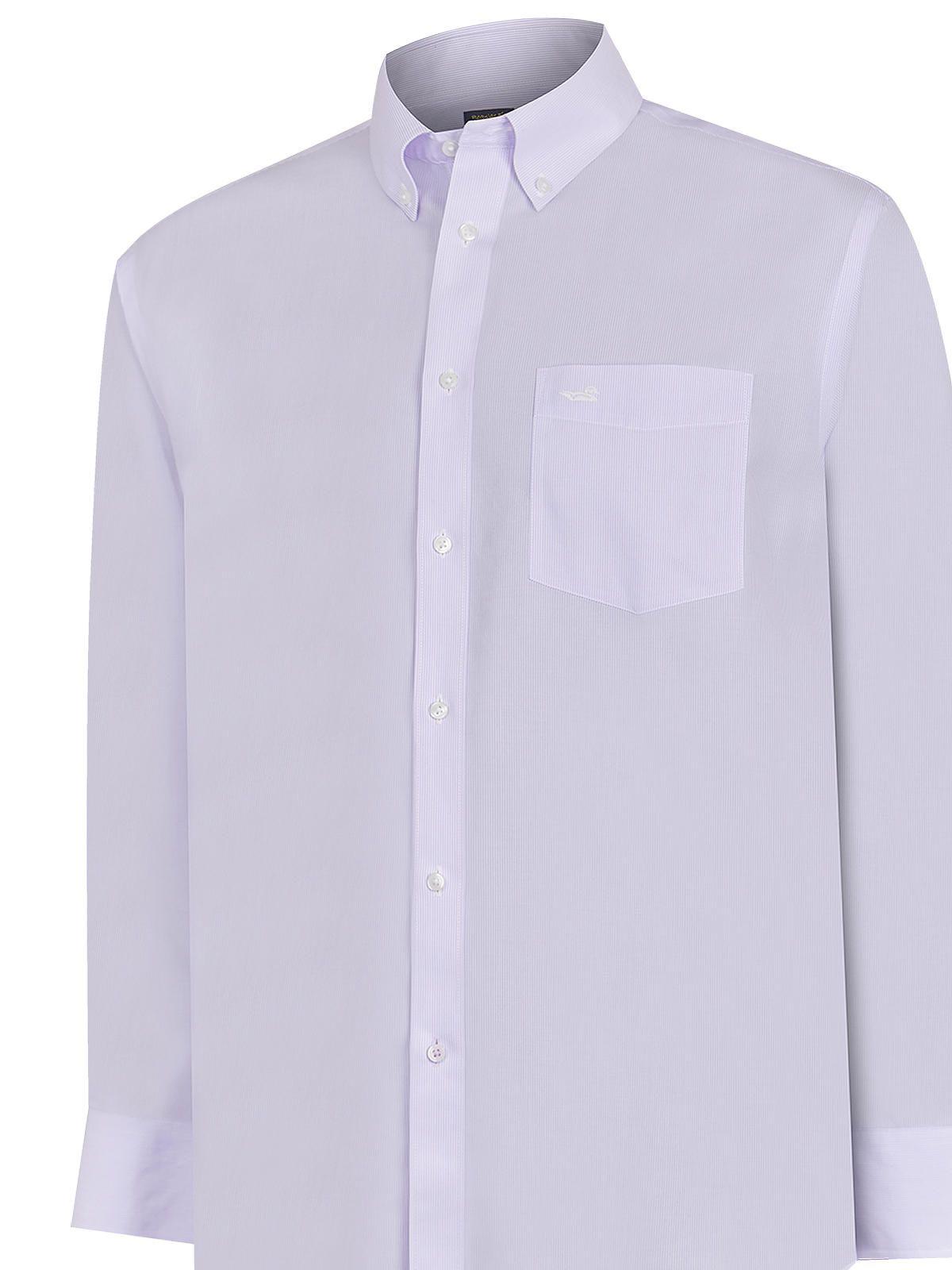 Camisa Libre de Arrugas Lila WF Hombre -4