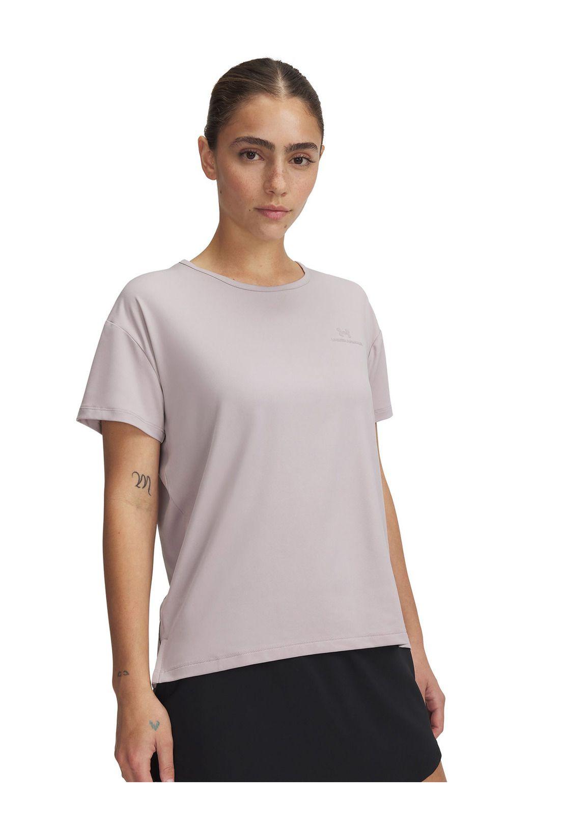 Polera Manga Corta Vanish Mujer Gris-0