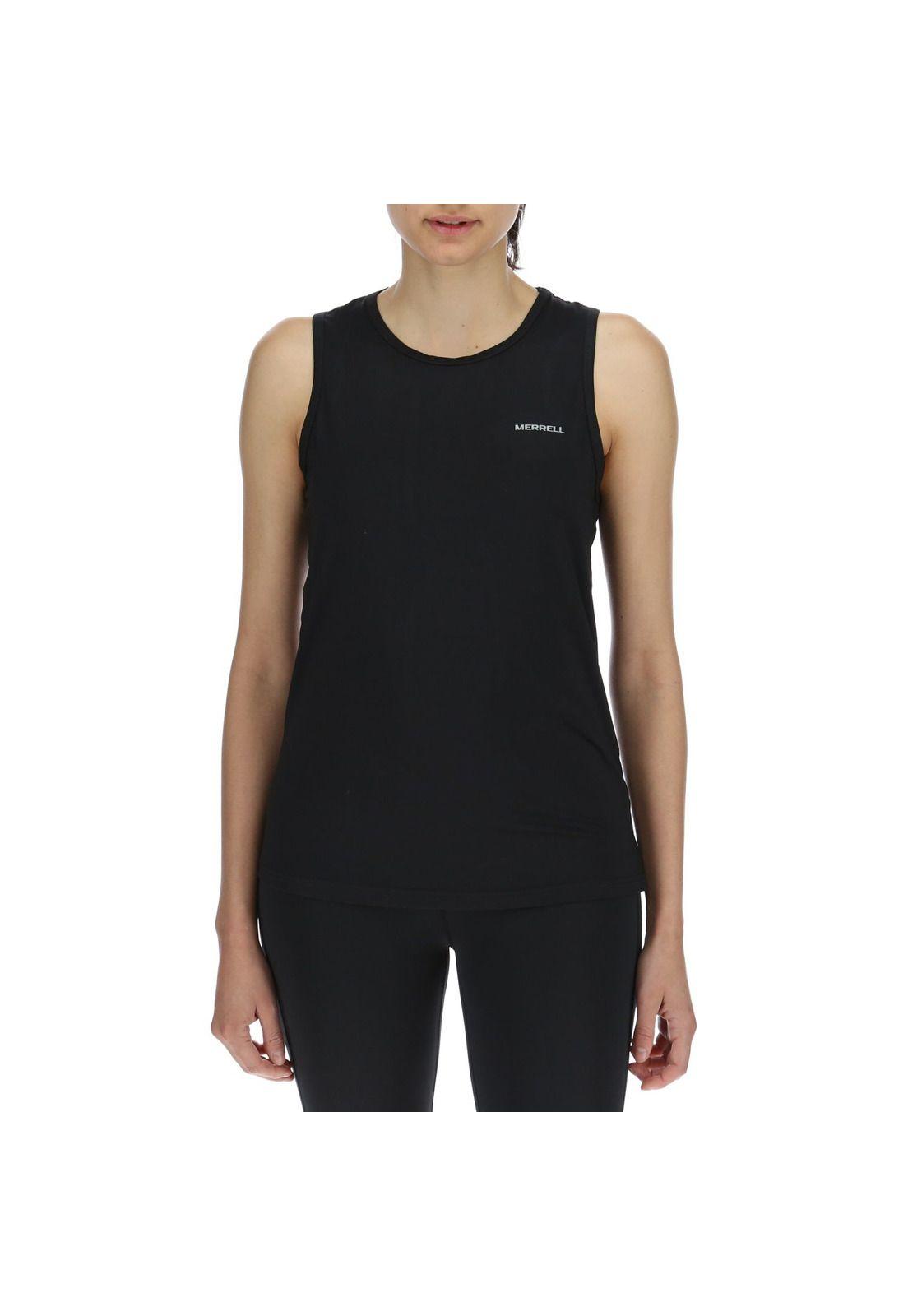 Polera Mujer M/C Sport Negro-0
