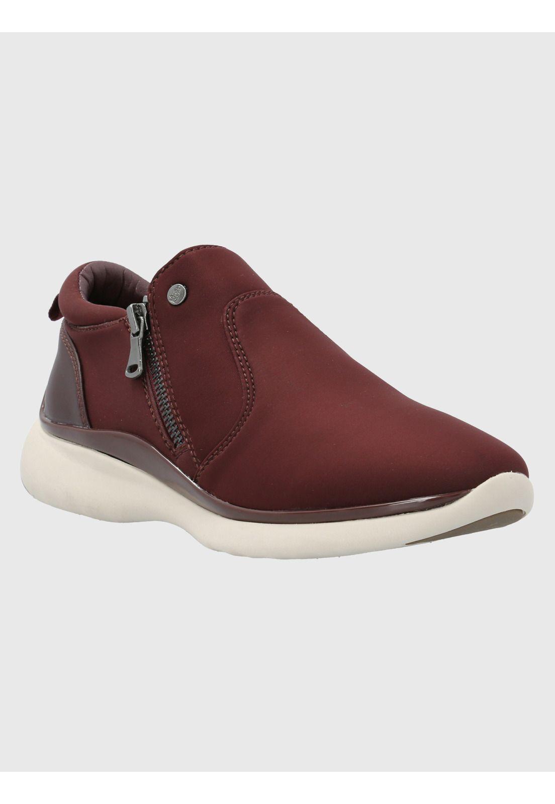 Zapatilla Mujer Lutus Burdeo-0