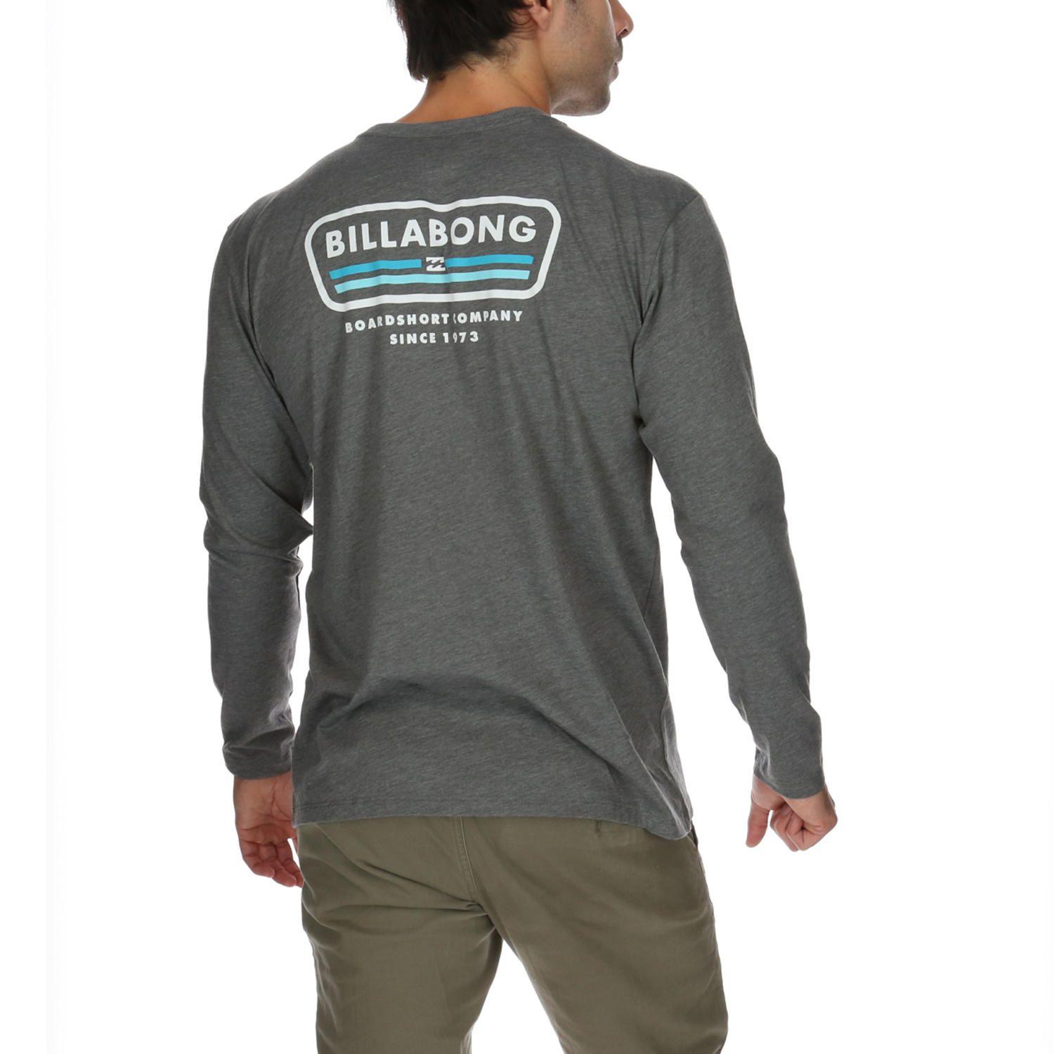 Polera M/L Hombre Badge Ls Gris Billabong-2