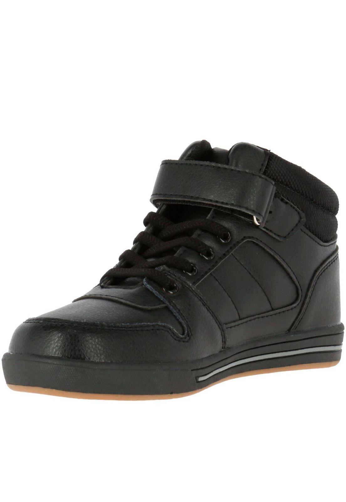 Zapatilla Adar High Casual Negro-1