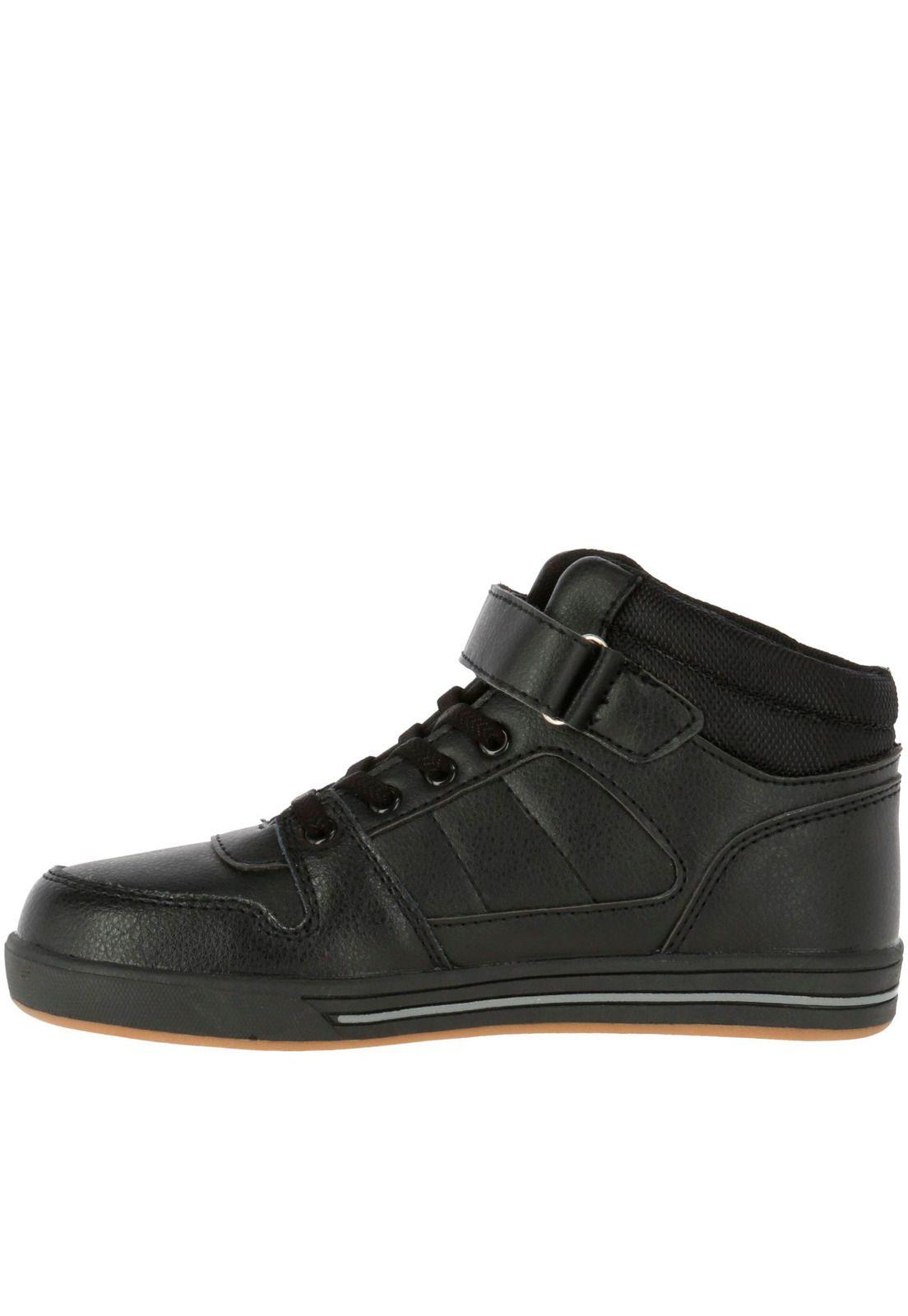 Zapatilla Adar High Casual Negro-2