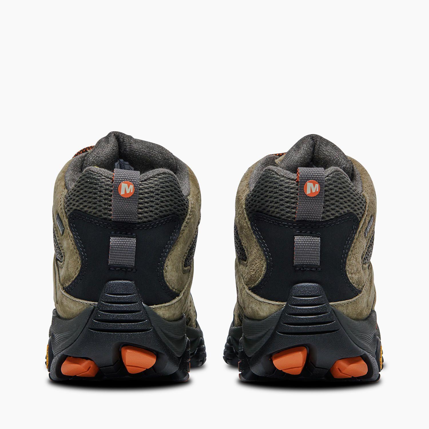 Botín impermeable Hombre Moab 3 Mid GTX Oliva-4