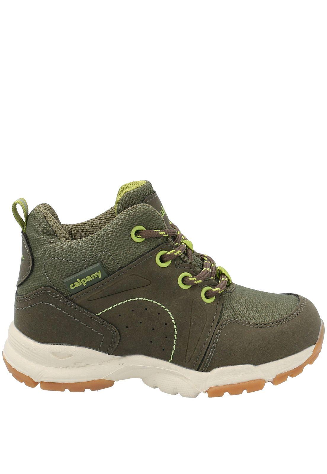 Zapatilla Niño Castor Verde Oscuro-1