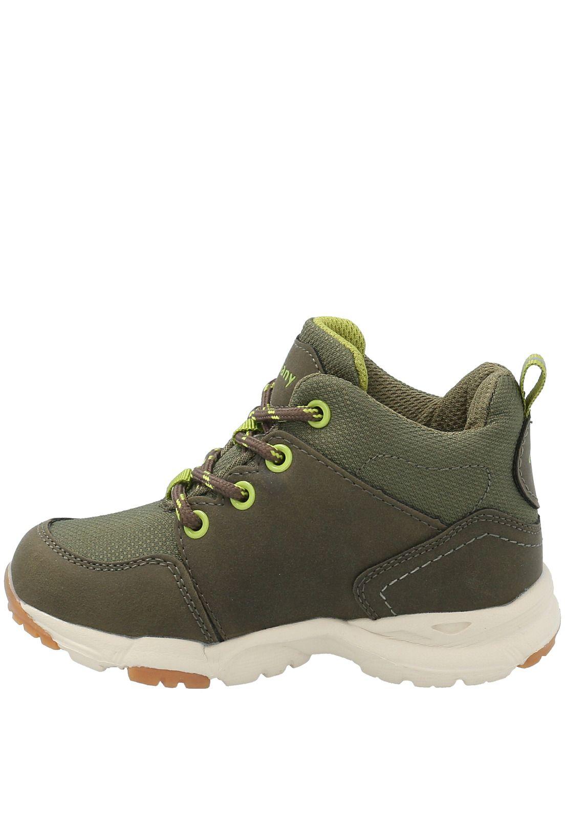 Zapatilla Niño Castor Verde Oscuro-4