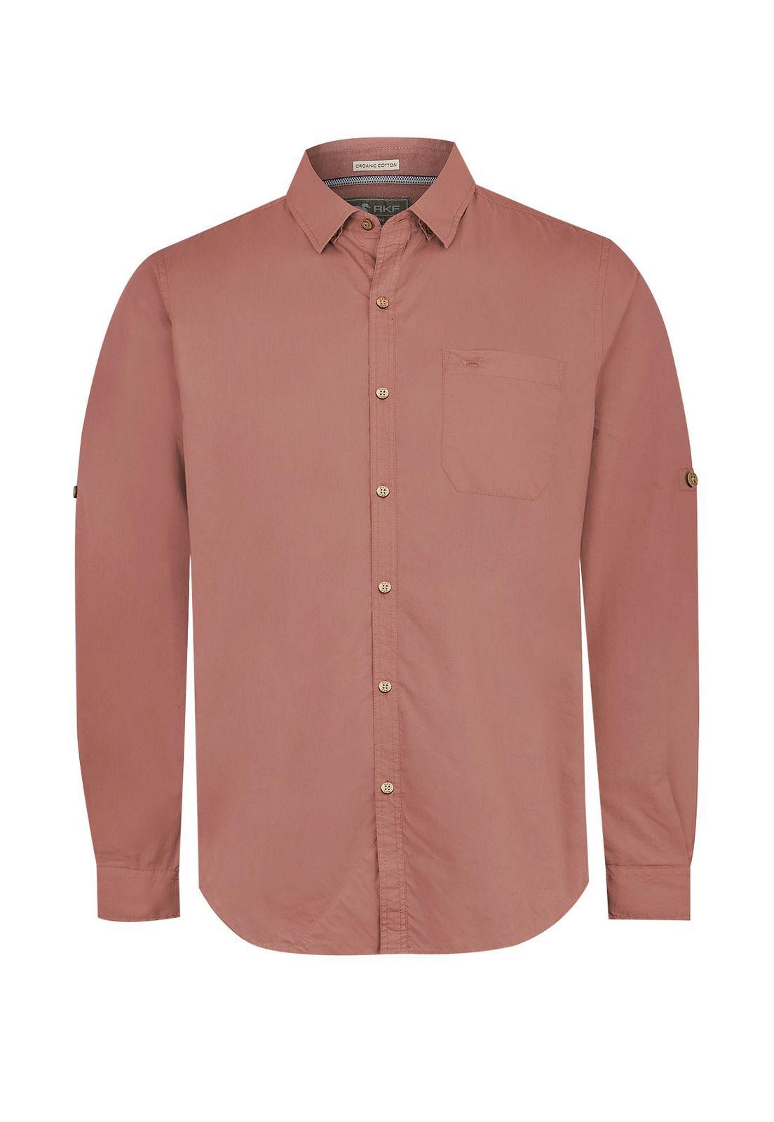 Camisa Algodón Orgánico Hombre Galiton Rosado-0