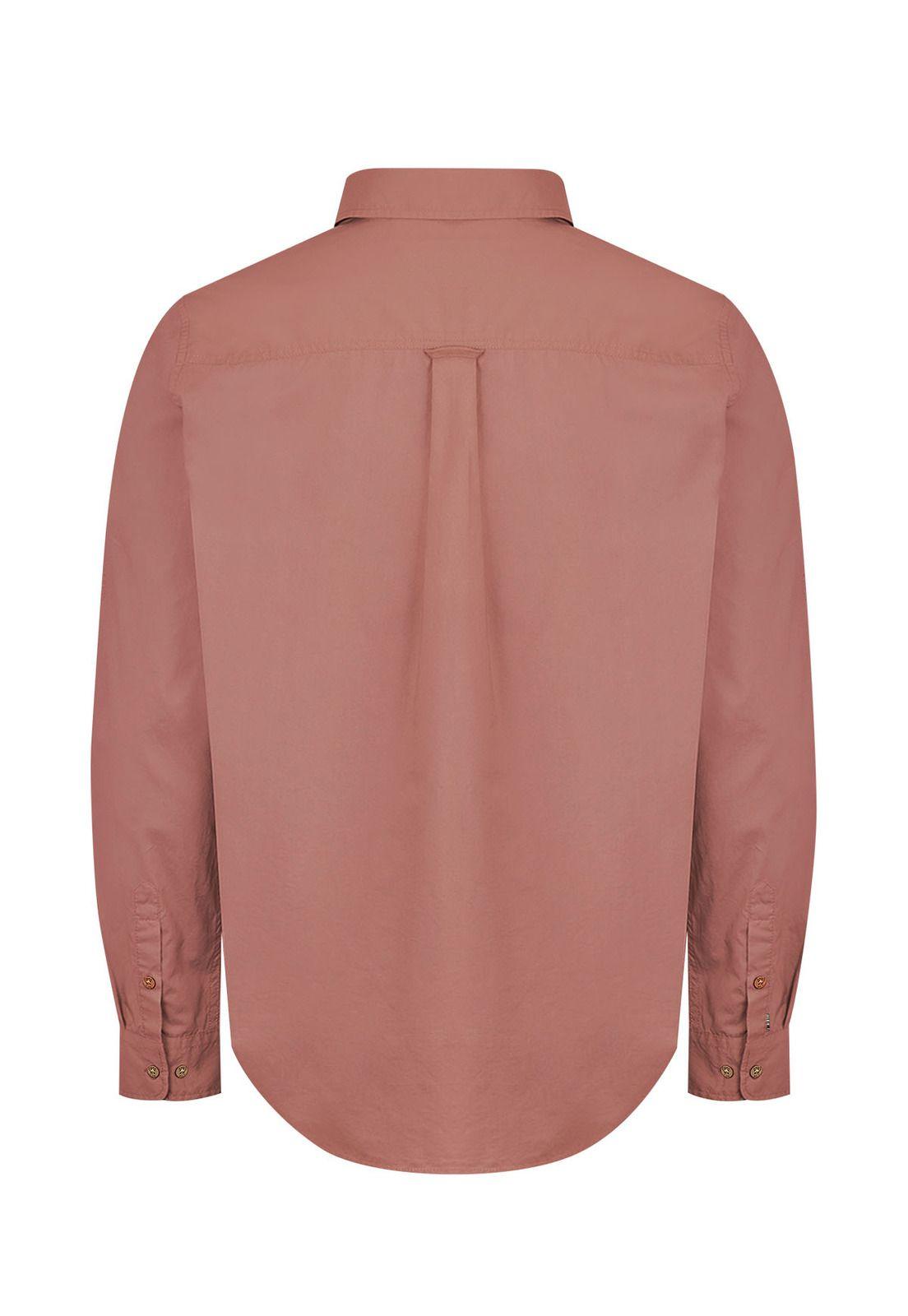 Camisa Algodón Orgánico Hombre Galiton Rosado-1