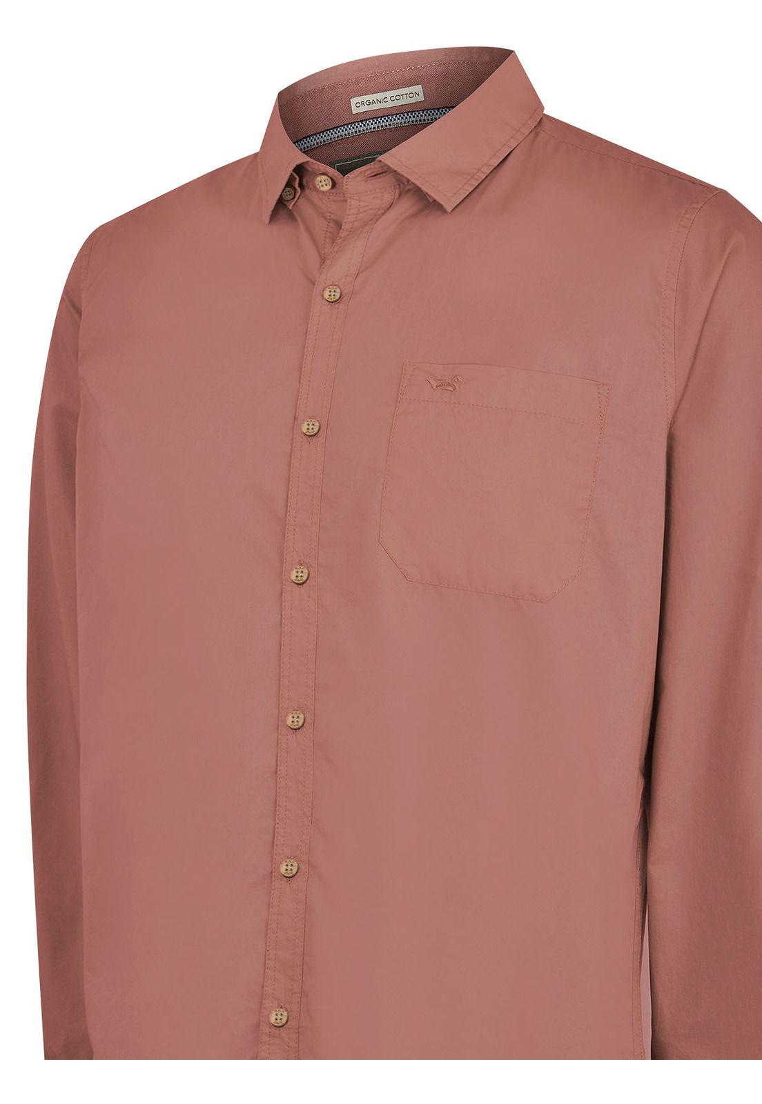 Camisa Algodón Orgánico Hombre Galiton Rosado-3