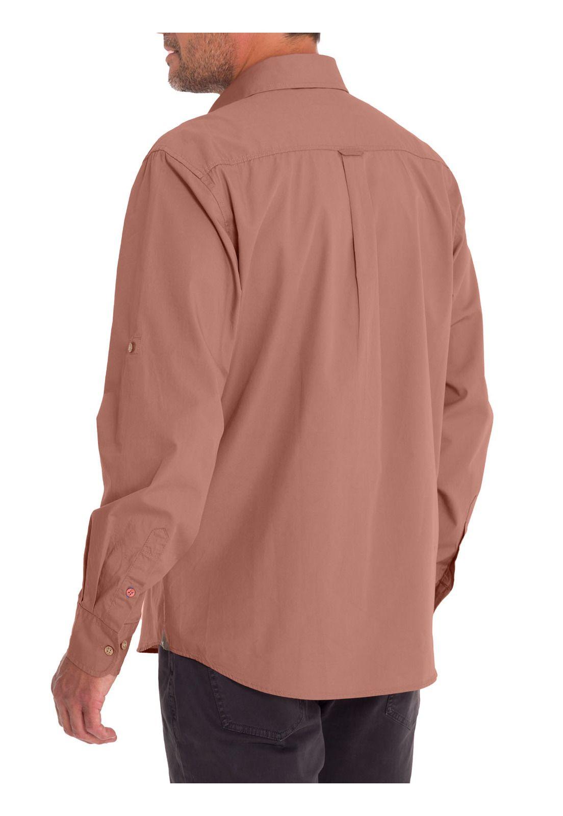 Camisa Algodón Orgánico Hombre Galiton Rosado-6