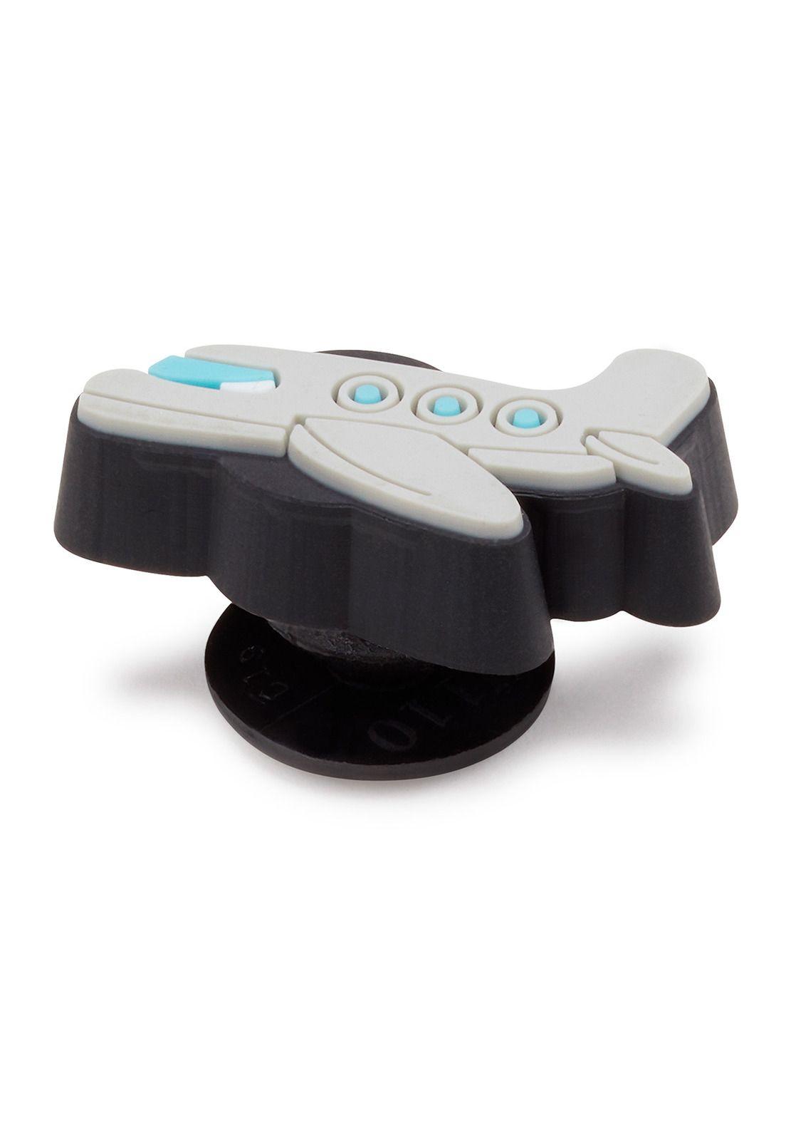 Jibbitz Crocs Avión Pequeño Gris-2