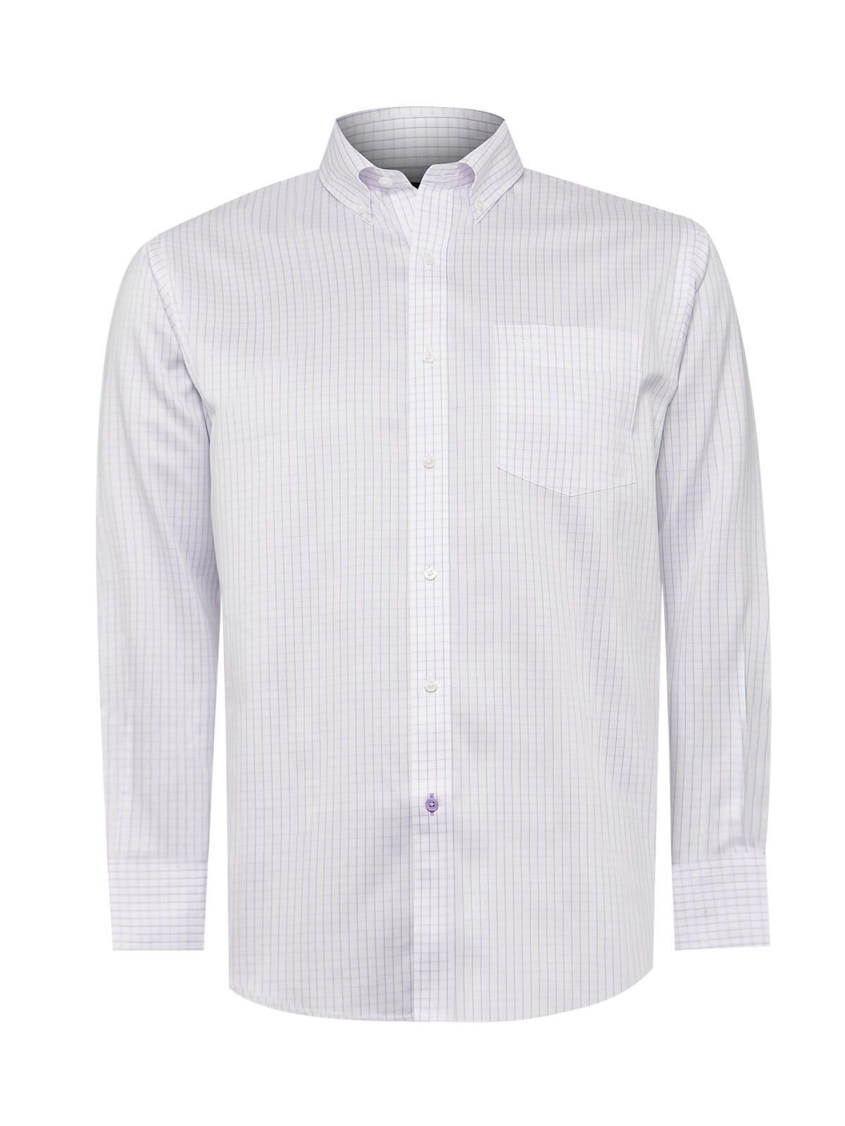 Camisa Hombre Cuello Button-Down WF Blanco-1